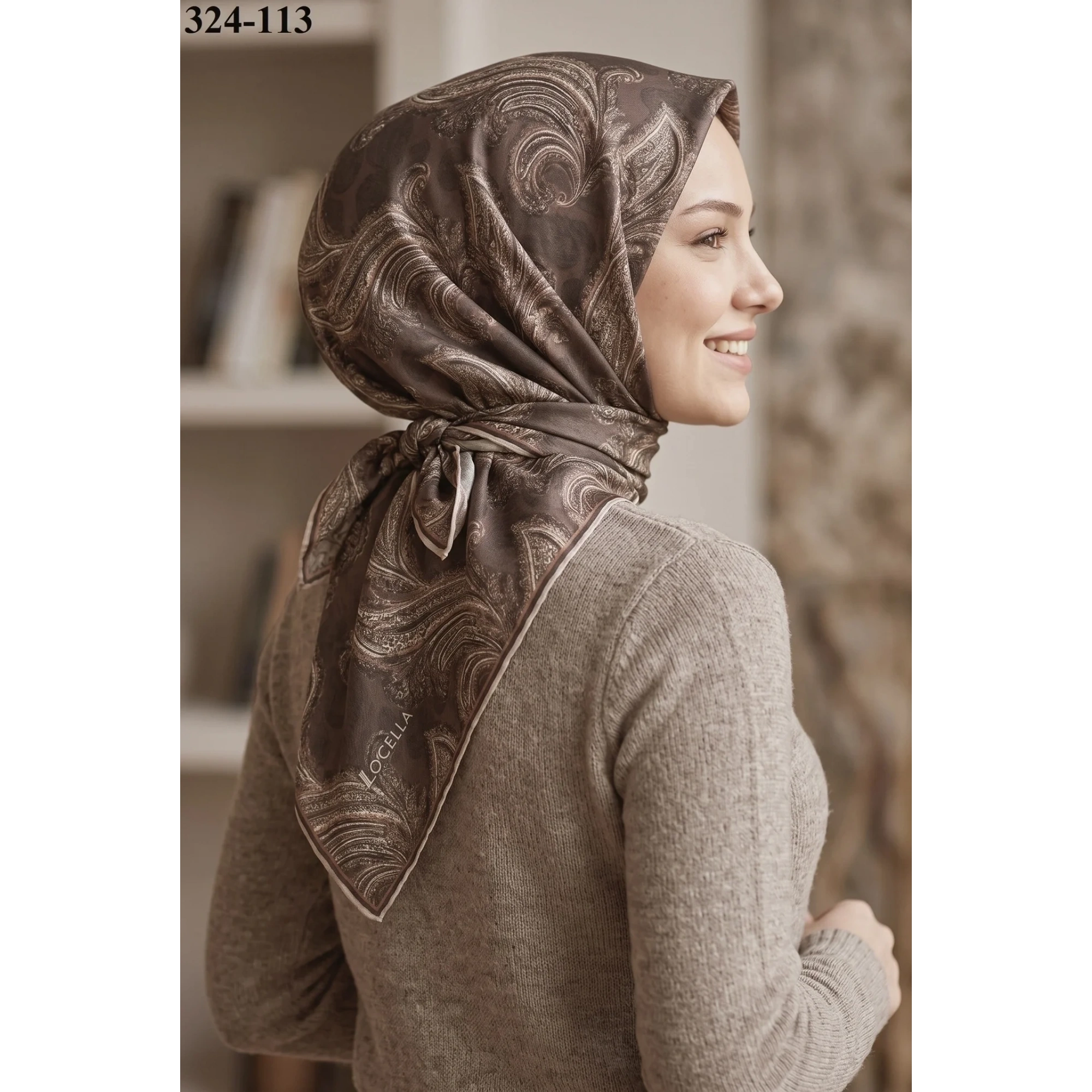 Locella Soft Pamuk Eşarp 324-113
