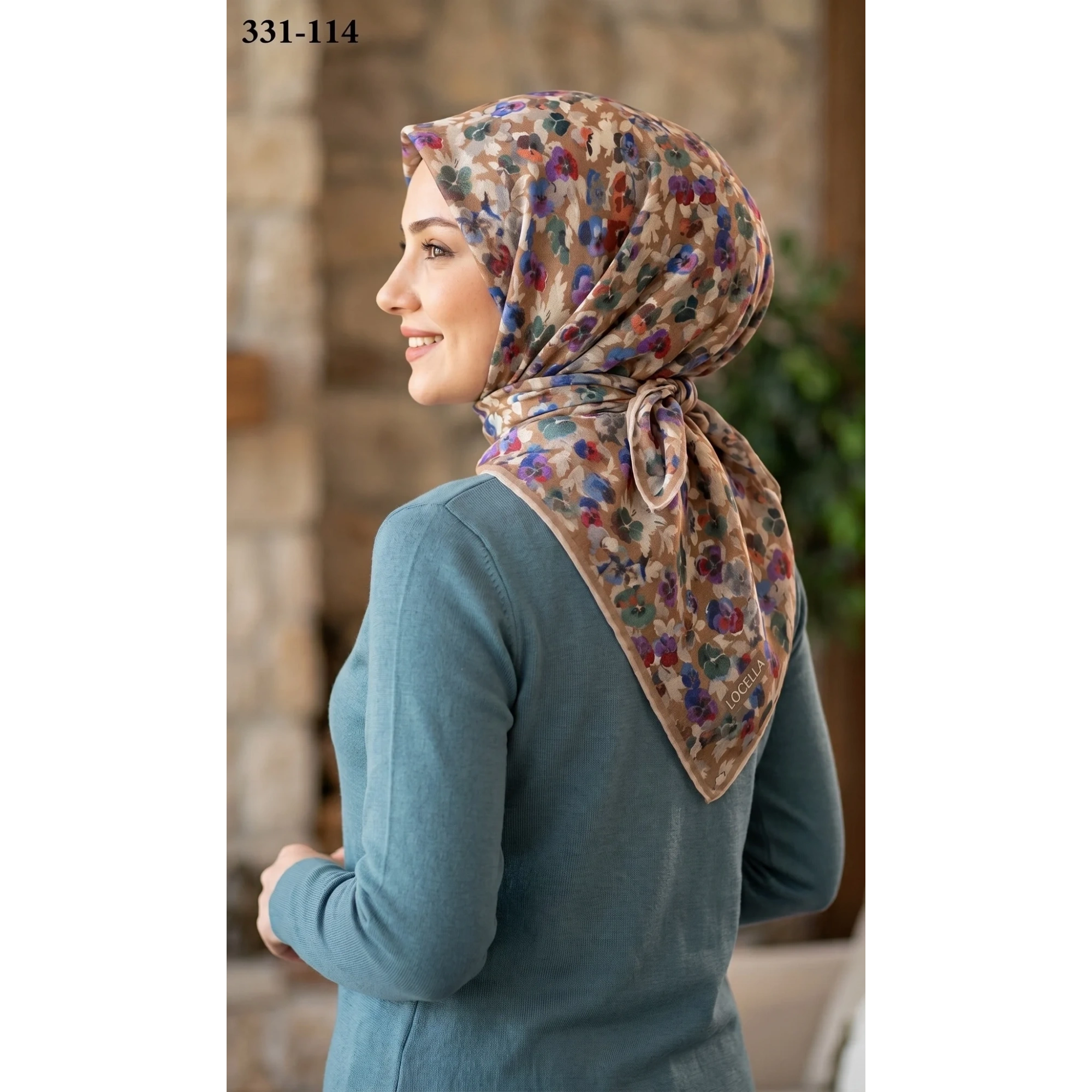 Locella Soft Pamuk Eşarp 331-114