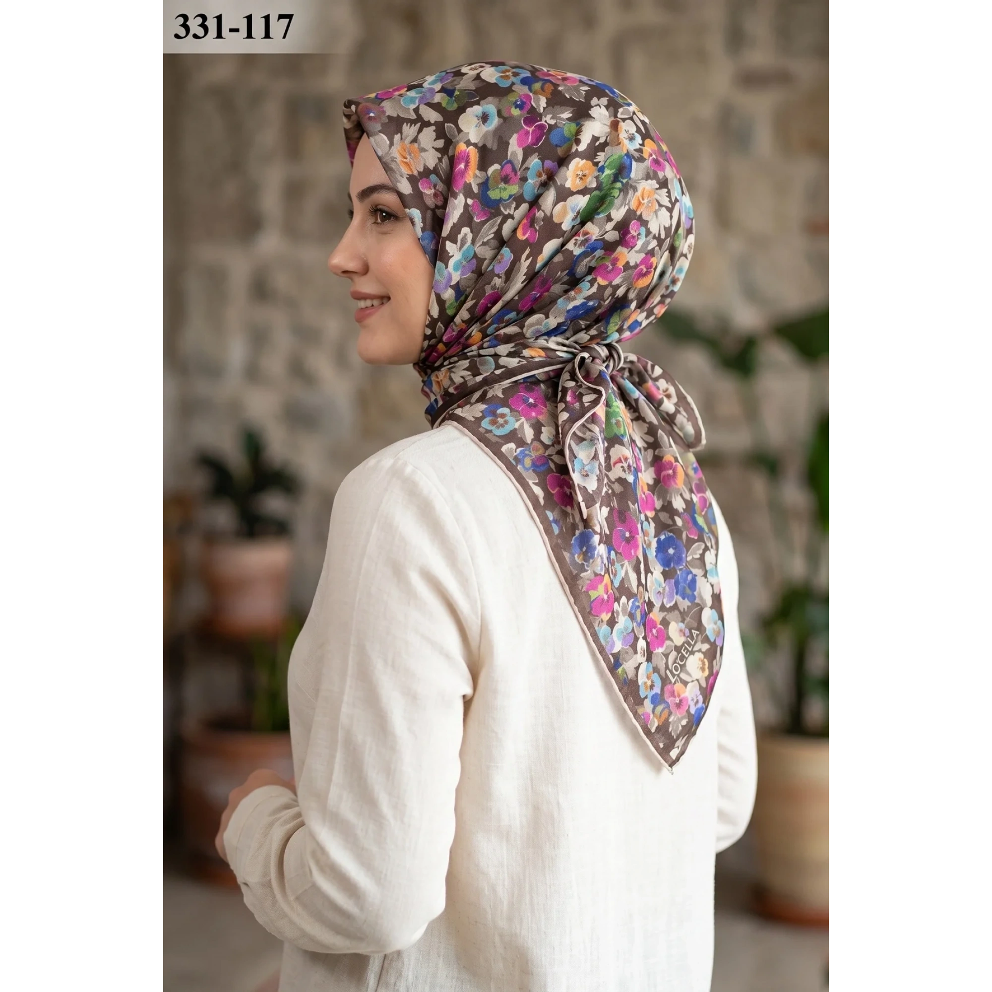 Locella Soft Pamuk Eşarp 331-117