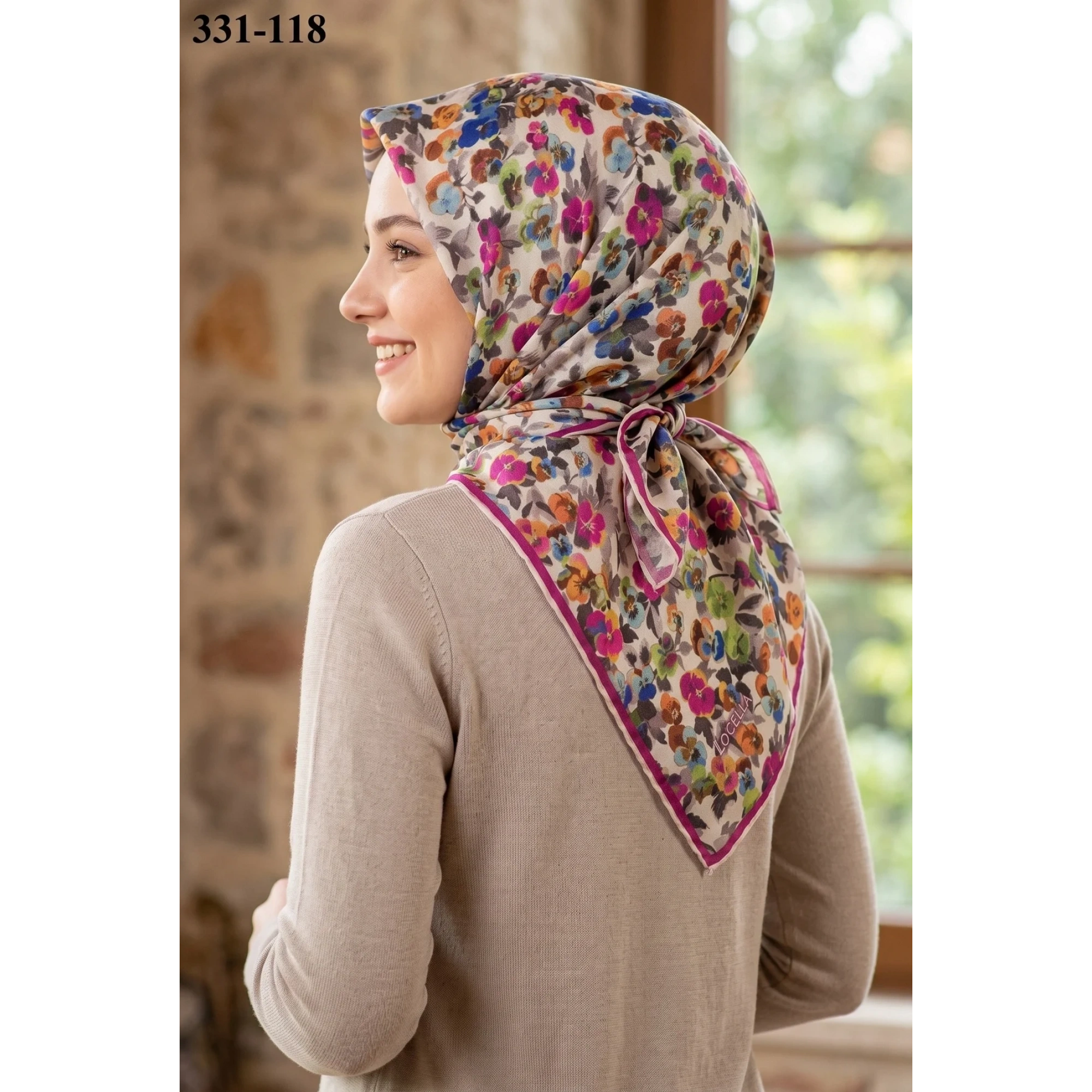 Locella Soft Pamuk Eşarp 331-118