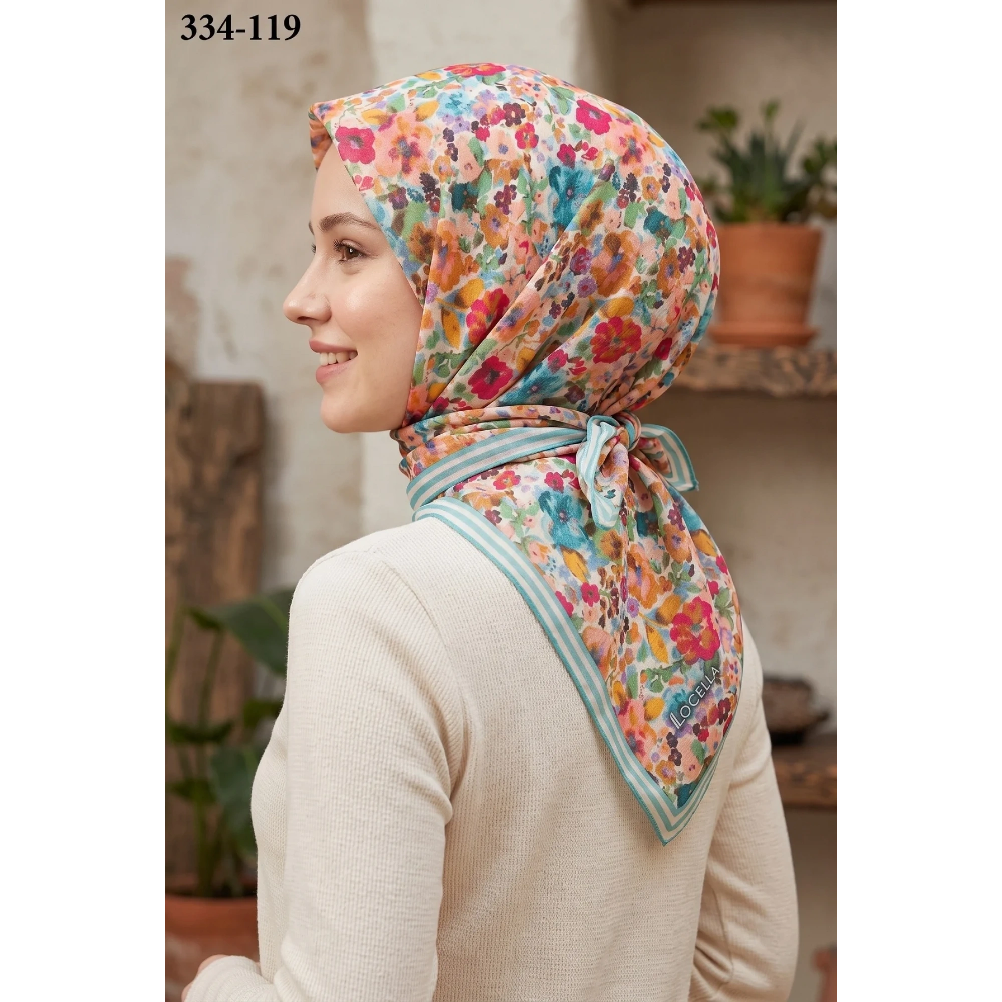 Locella Soft Pamuk Eşarp 334-119