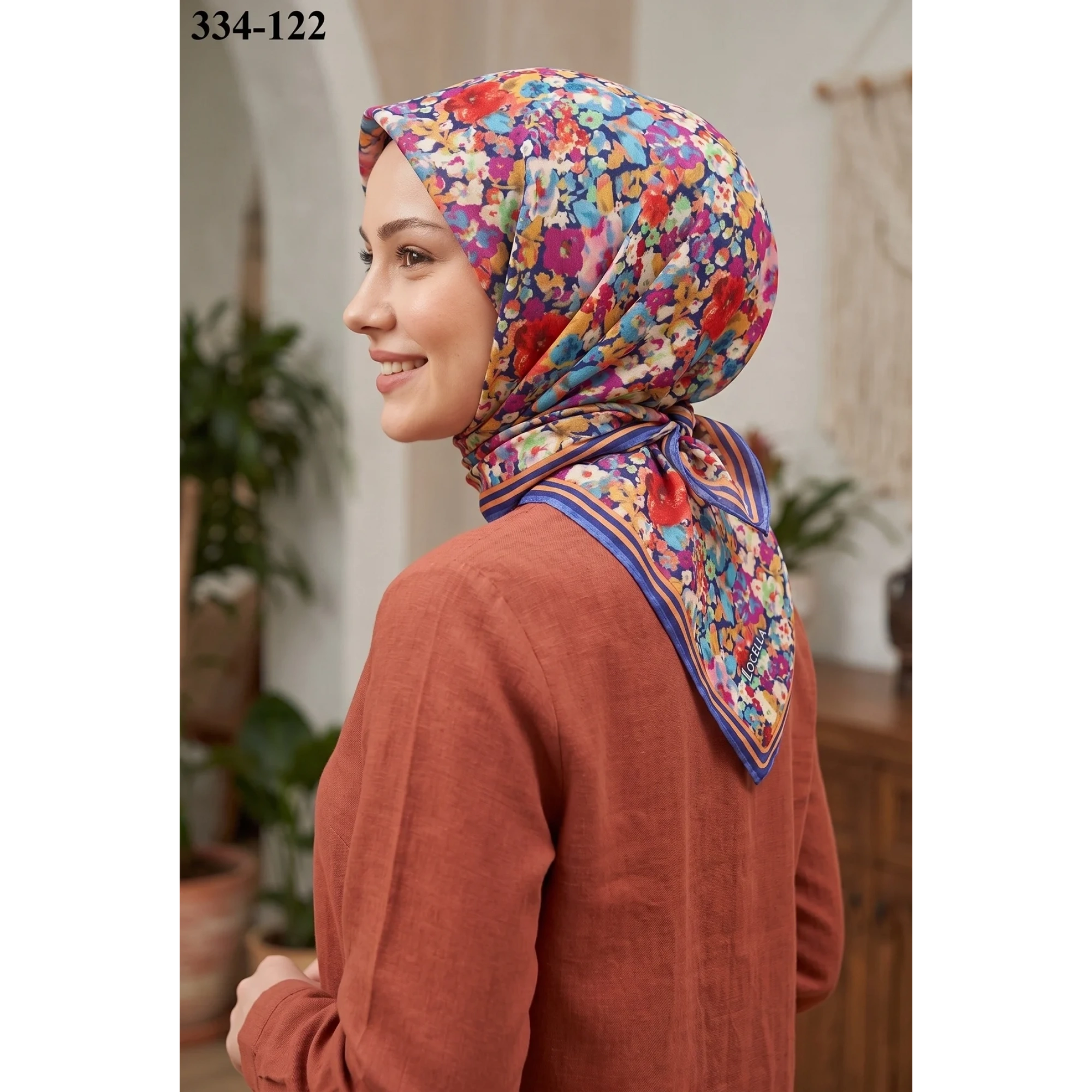 Locella Soft Pamuk Eşarp 334-122