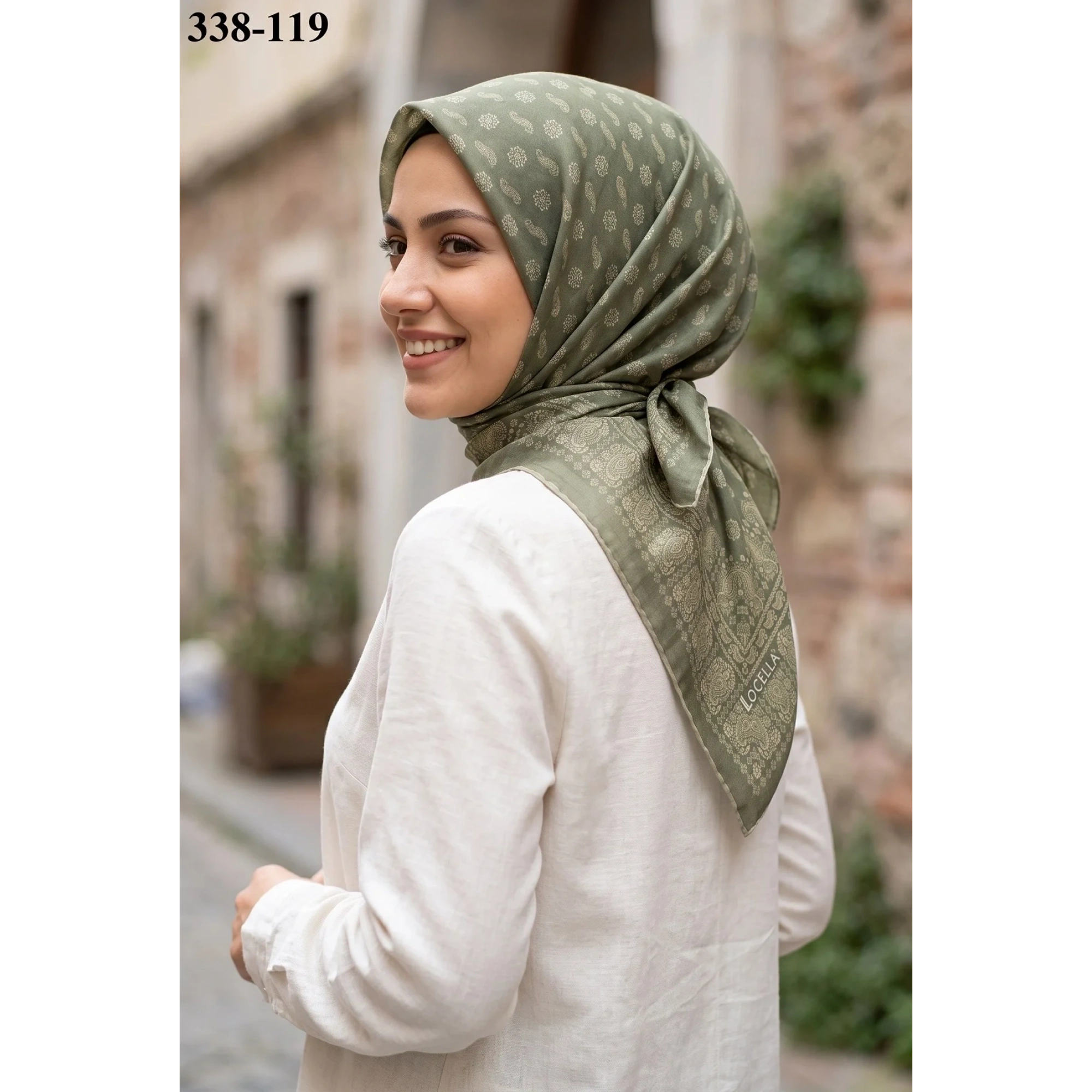 Locella Soft Pamuk Eşarp 338-119