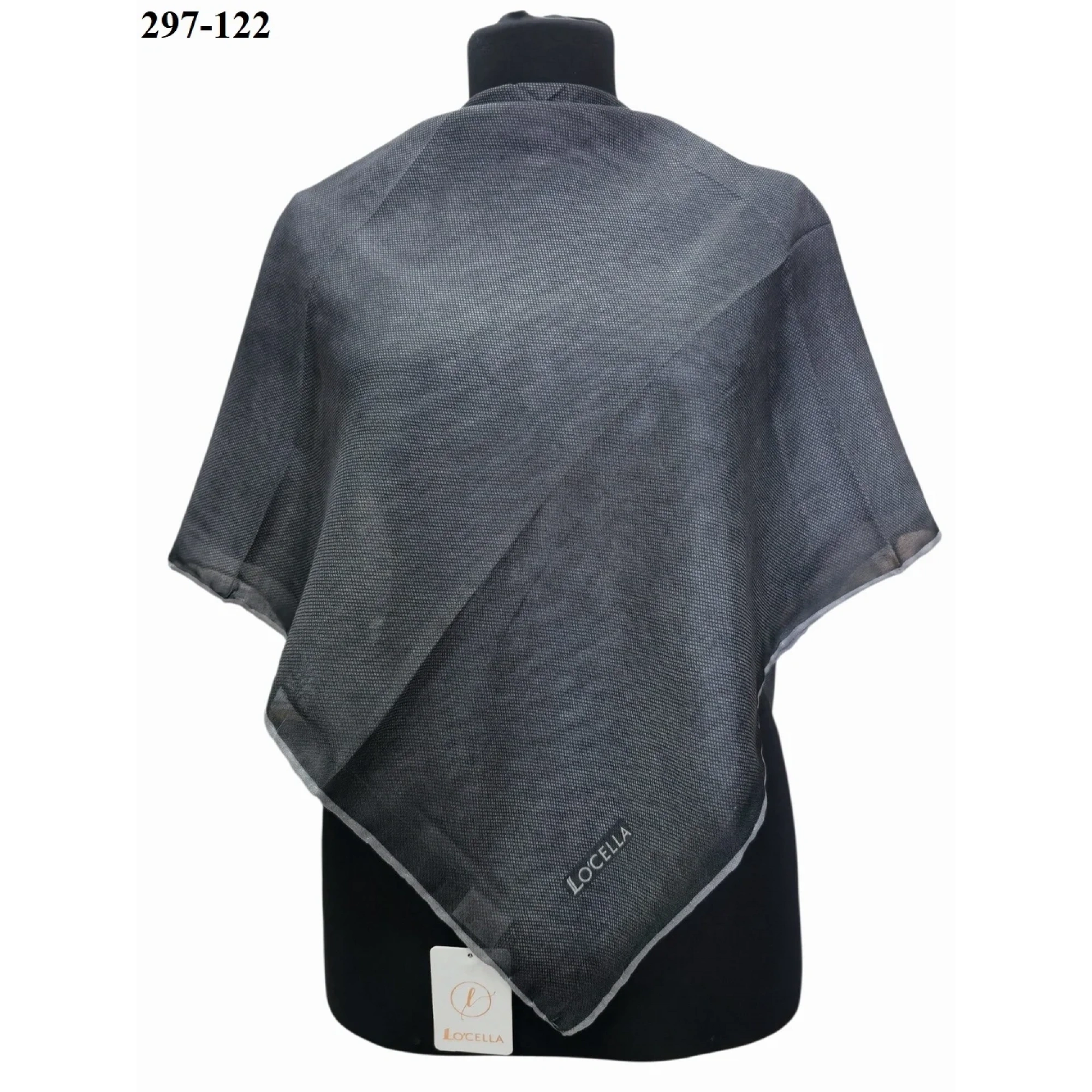 Locella Soft Pamuk Eşarp (Antrasit) 297-122