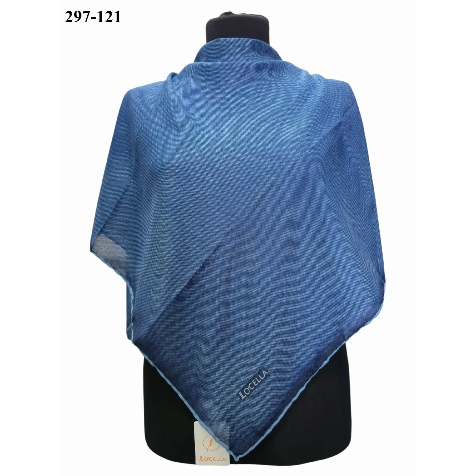 Locella Soft Pamuk Eşarp (Mavi) 297-121