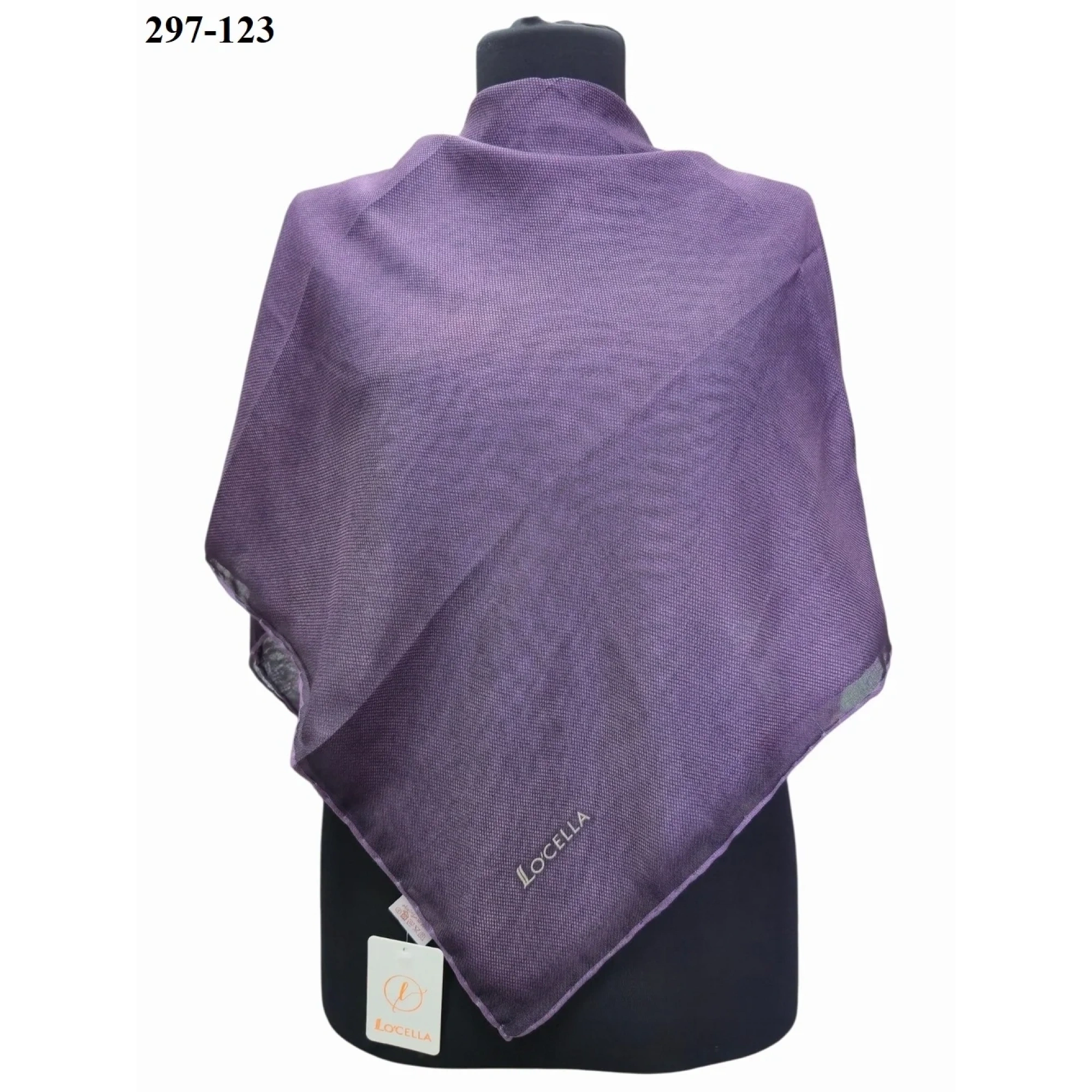 Locella Soft Pamuk Eşarp (Mor) 297-123