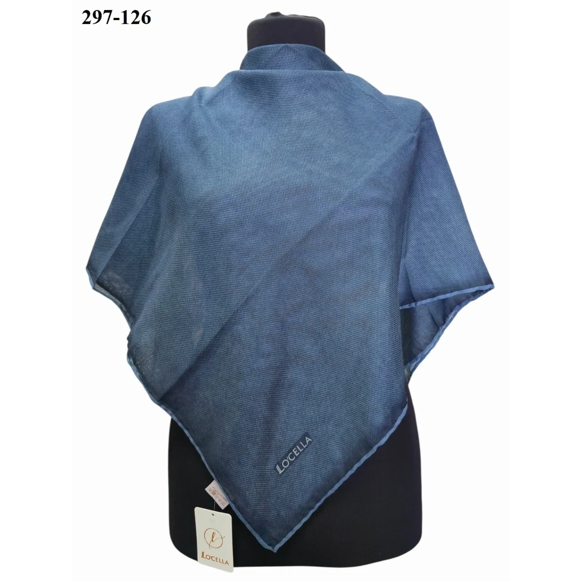 Locella Soft Pamuk Eşarp (Petrol) 297-126