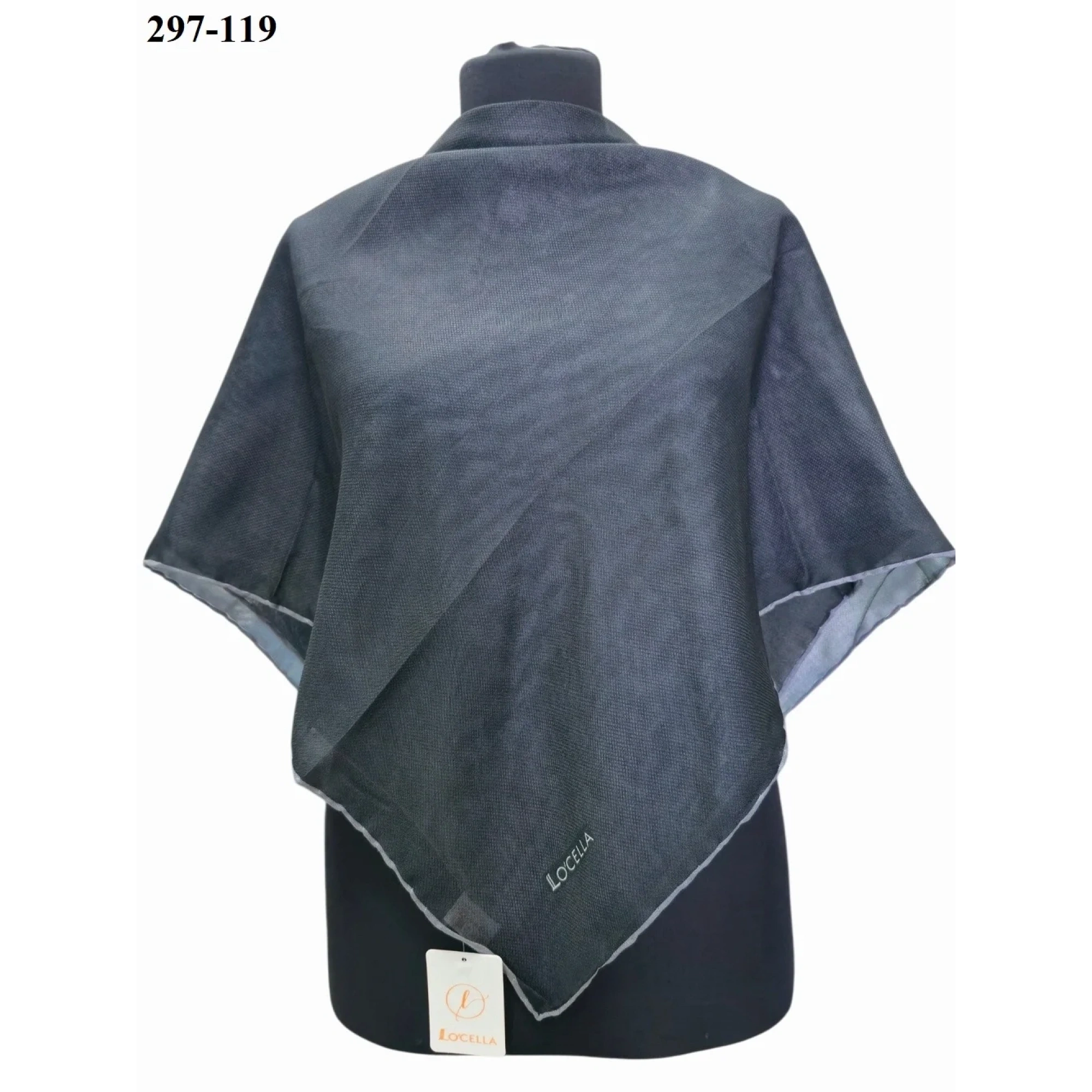 Locella Soft Pamuk Eşarp (Siyah) 297-119
