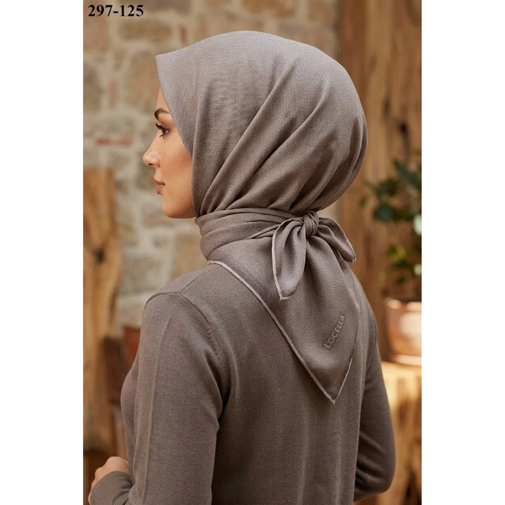 Locella Soft Pamuk Eşarp (Vizon) 297-125