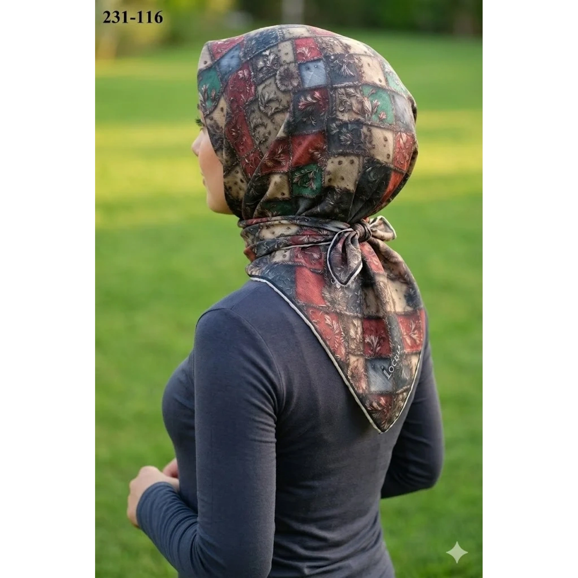 Locella Soft Pamuk Eşarp 231-116
