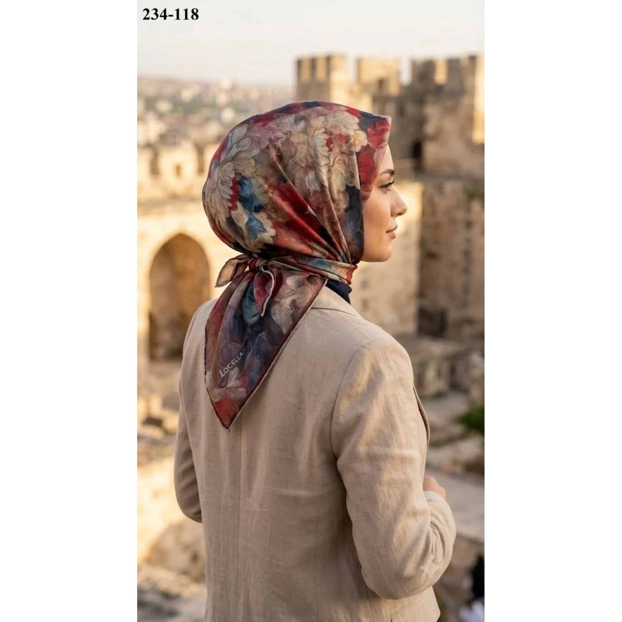 Locella Soft Pamuk Eşarp 234-118