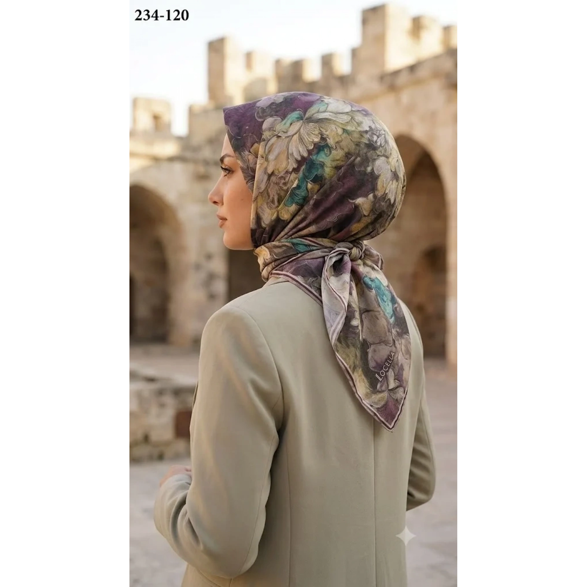 Locella Soft Pamuk Eşarp 234-120