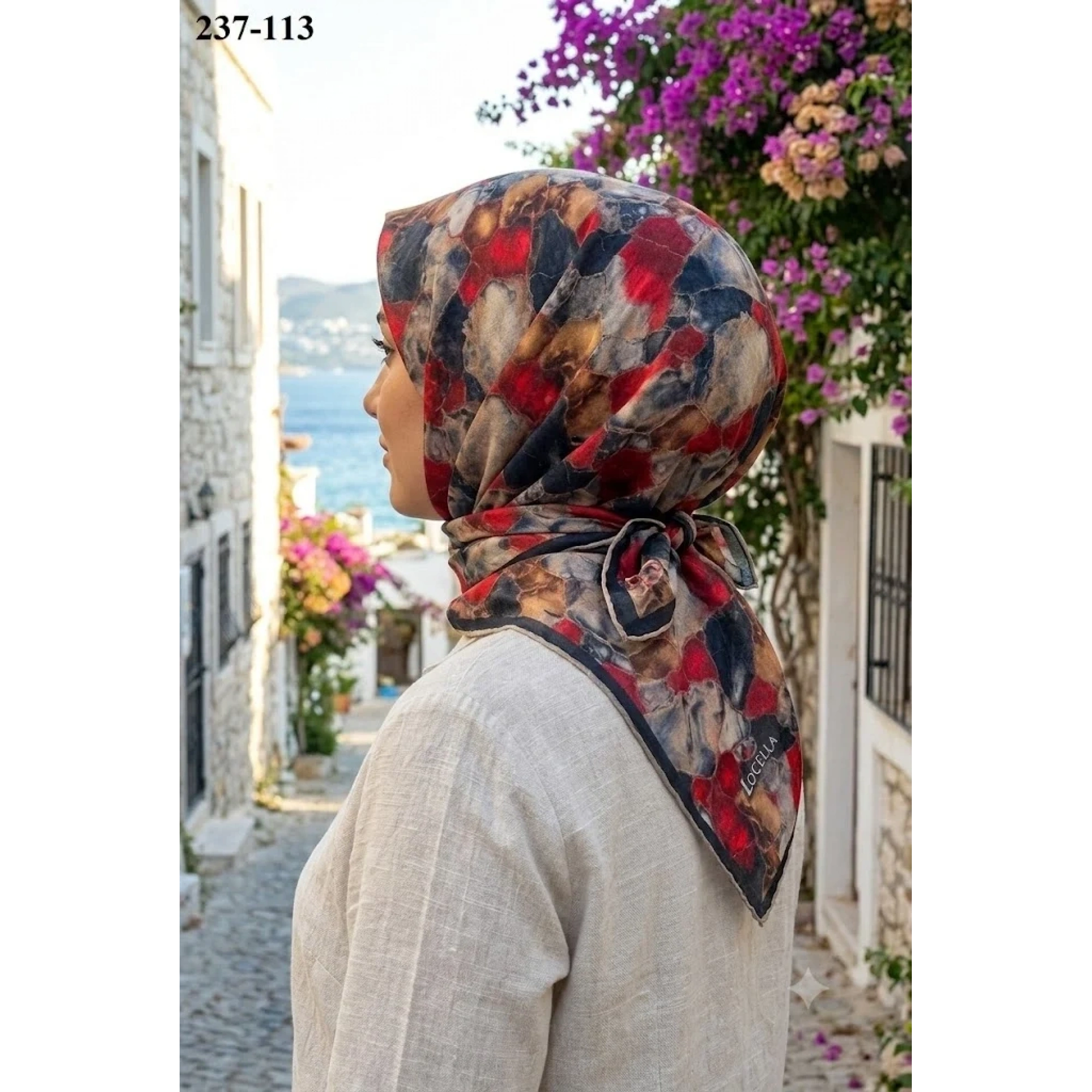 Locella Soft Pamuk Eşarp 237-113