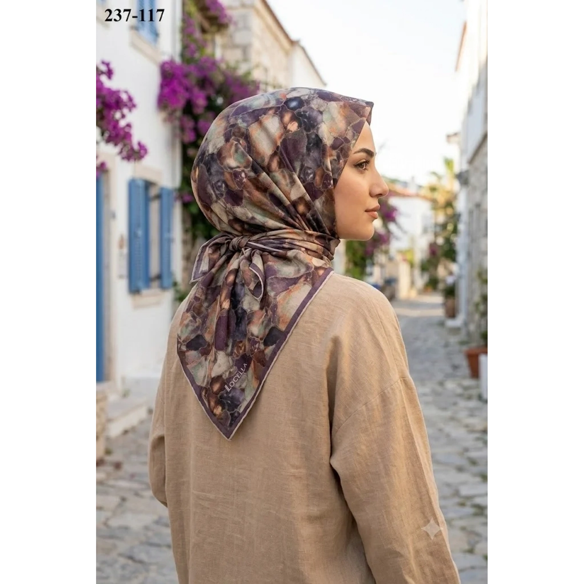 Locella Soft Pamuk Eşarp 237-117