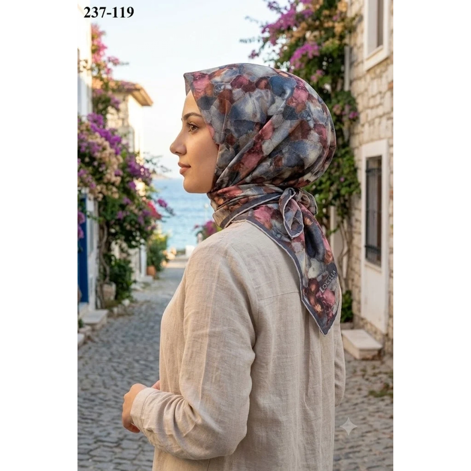 Locella Soft Pamuk Eşarp 237-119