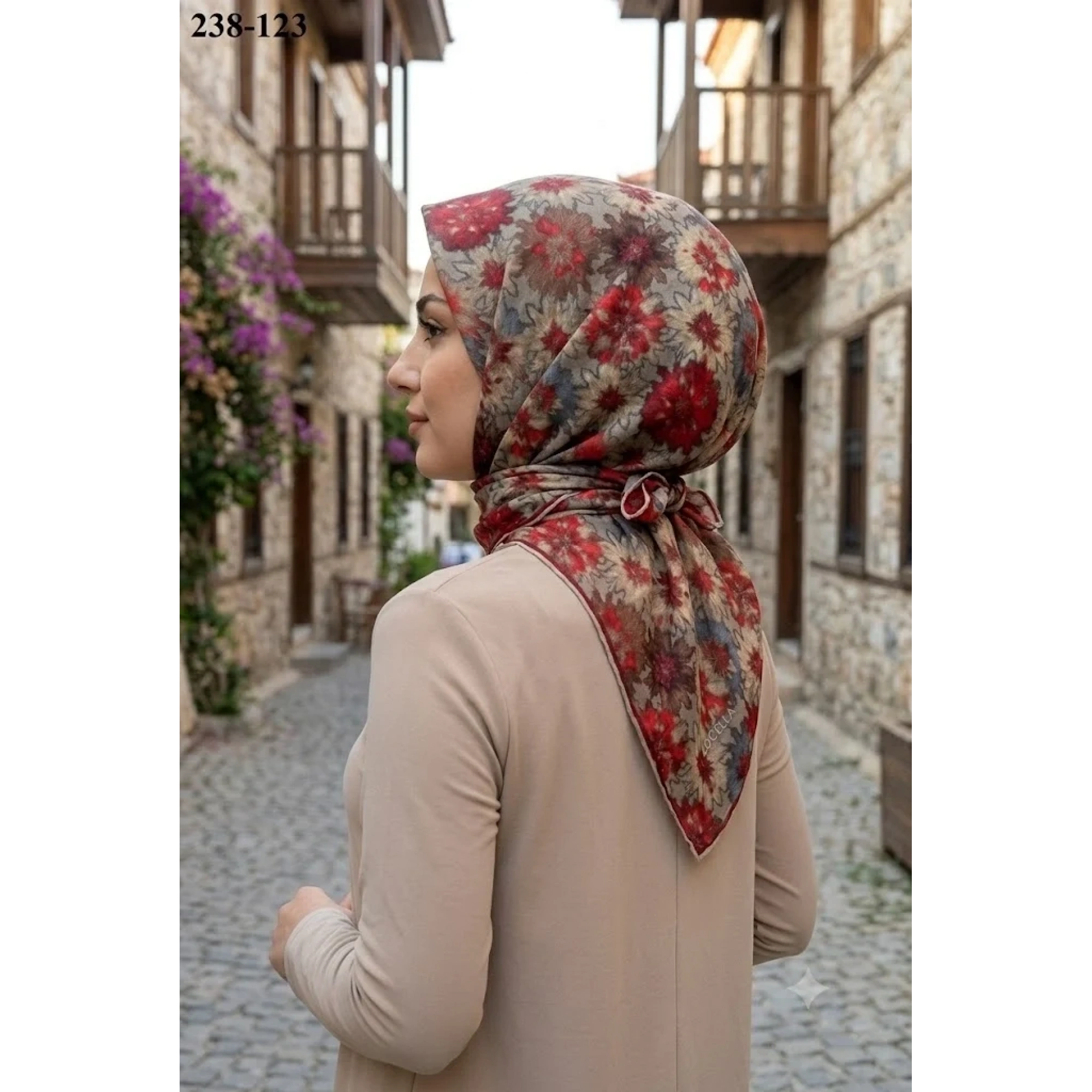 Locella Soft Pamuk Eşarp 238-123