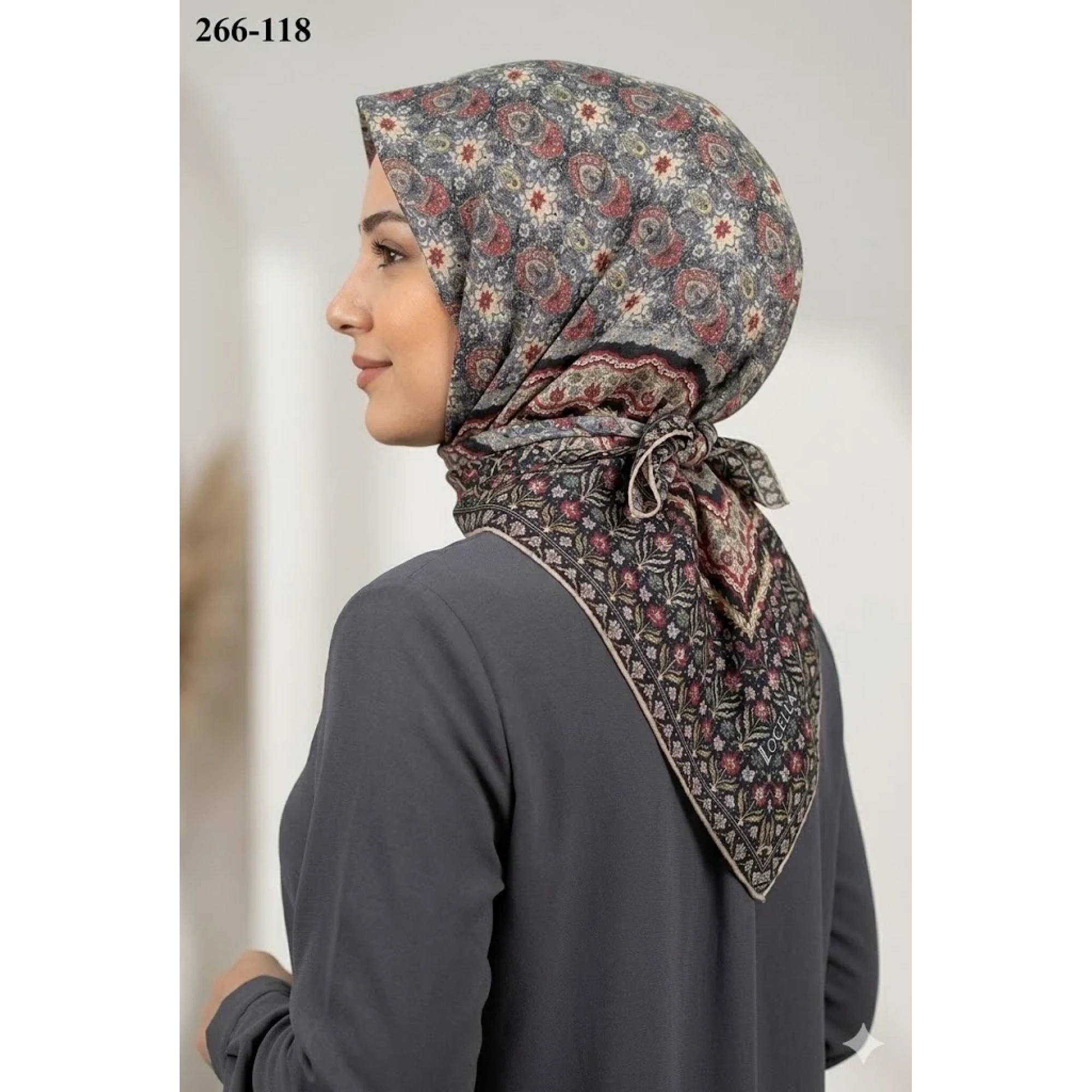 Locella Soft Pamuk Eşarp 266-118