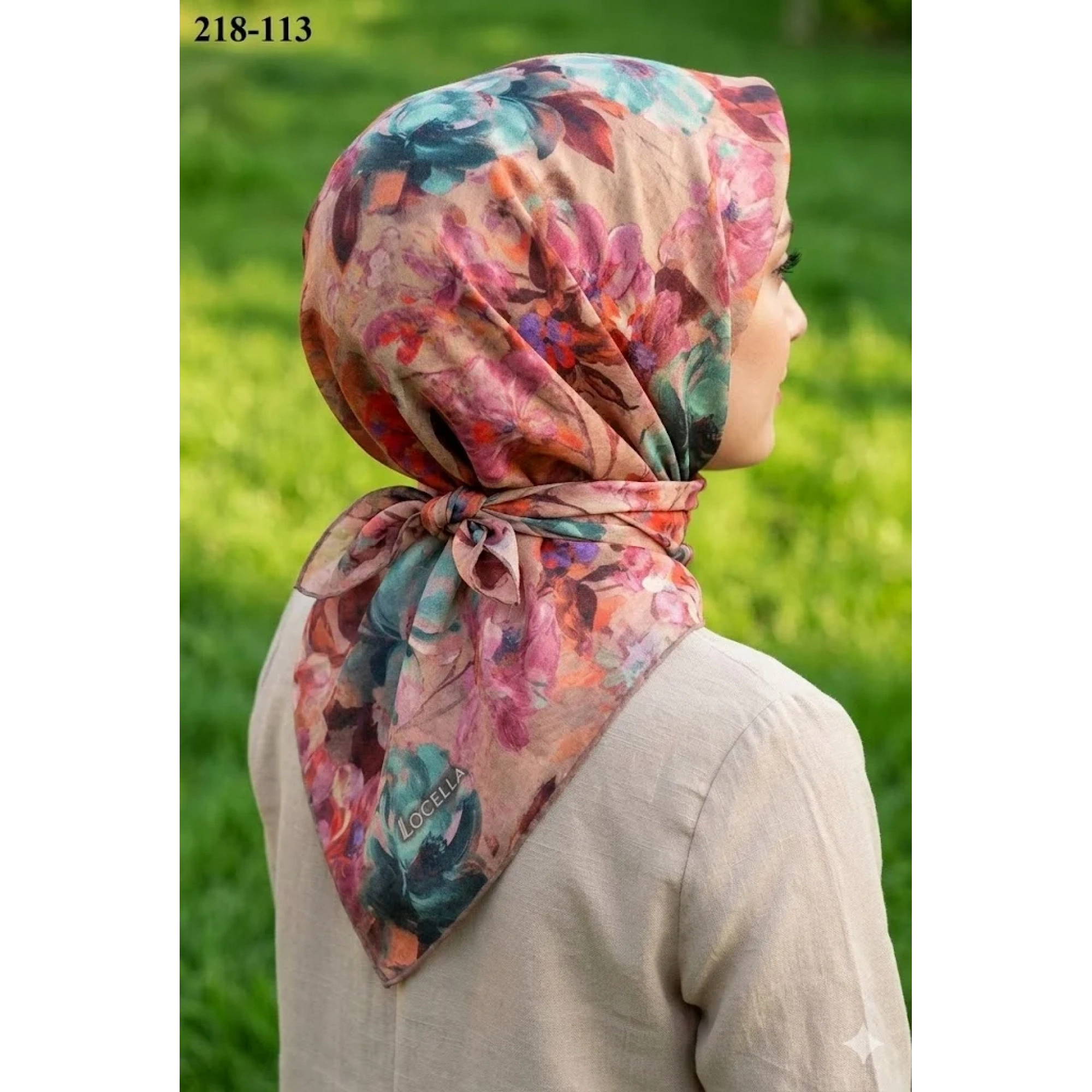 Locella Soft Pamuk Eşarp (A. Vizon) 218-113