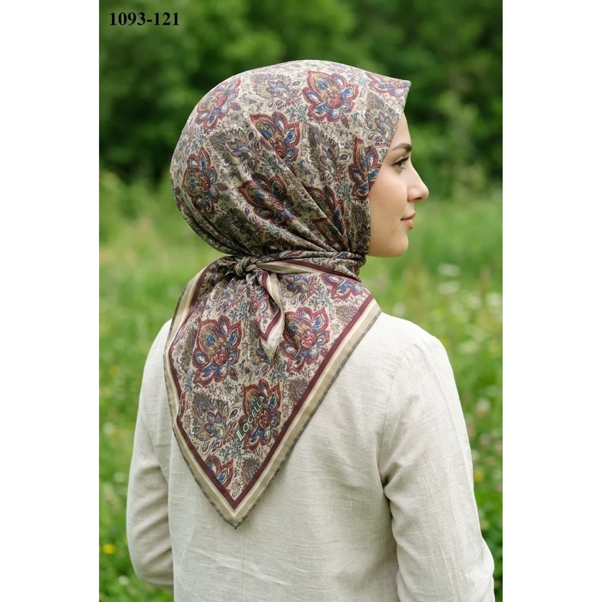 Locella Soft Pamuk Eşarp (A. Yeşil) 1093-121