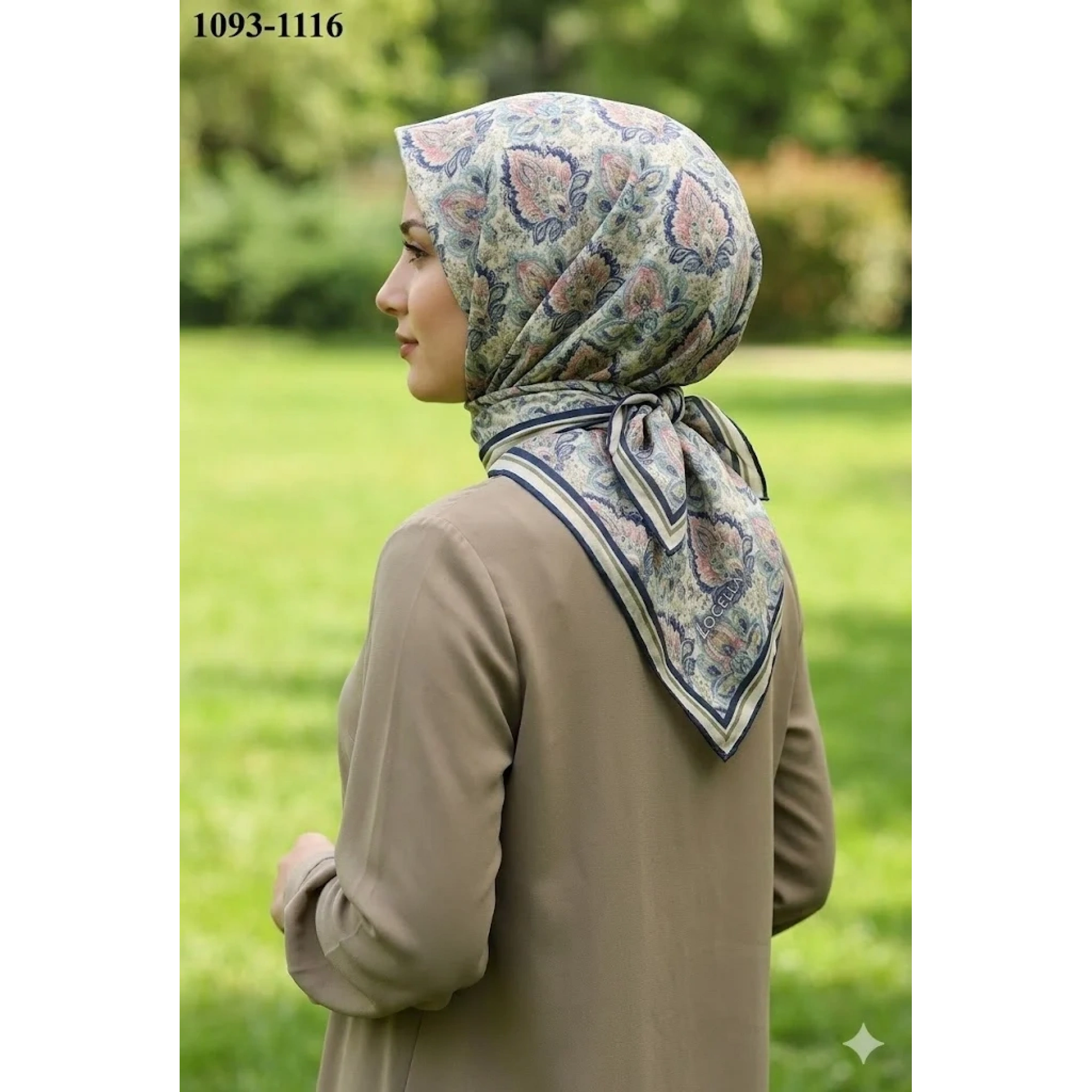Locella Soft Pamuk Eşarp (Bej) 1093-116
