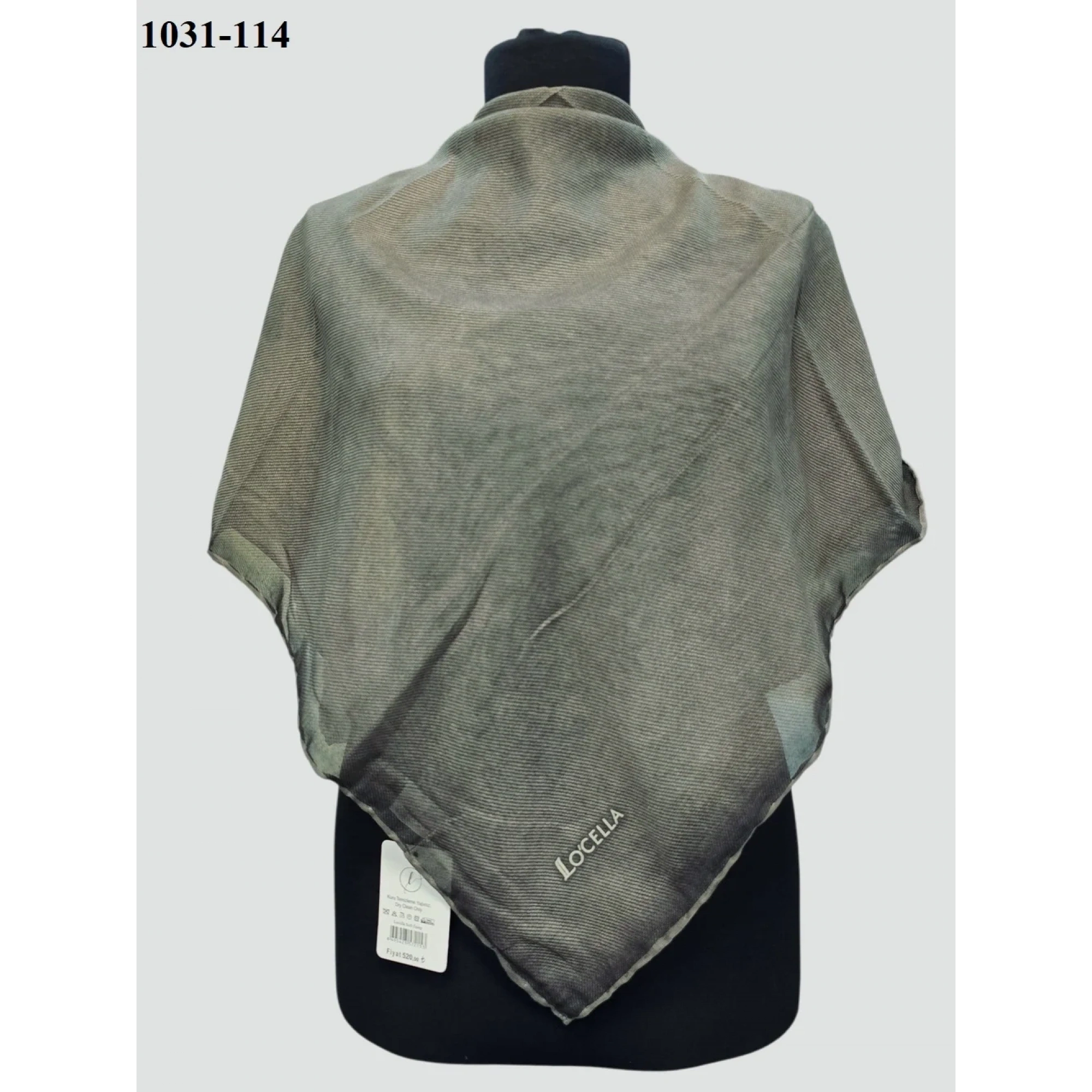 Locella Soft Pamuk Eşarp (Haki) 1031-114