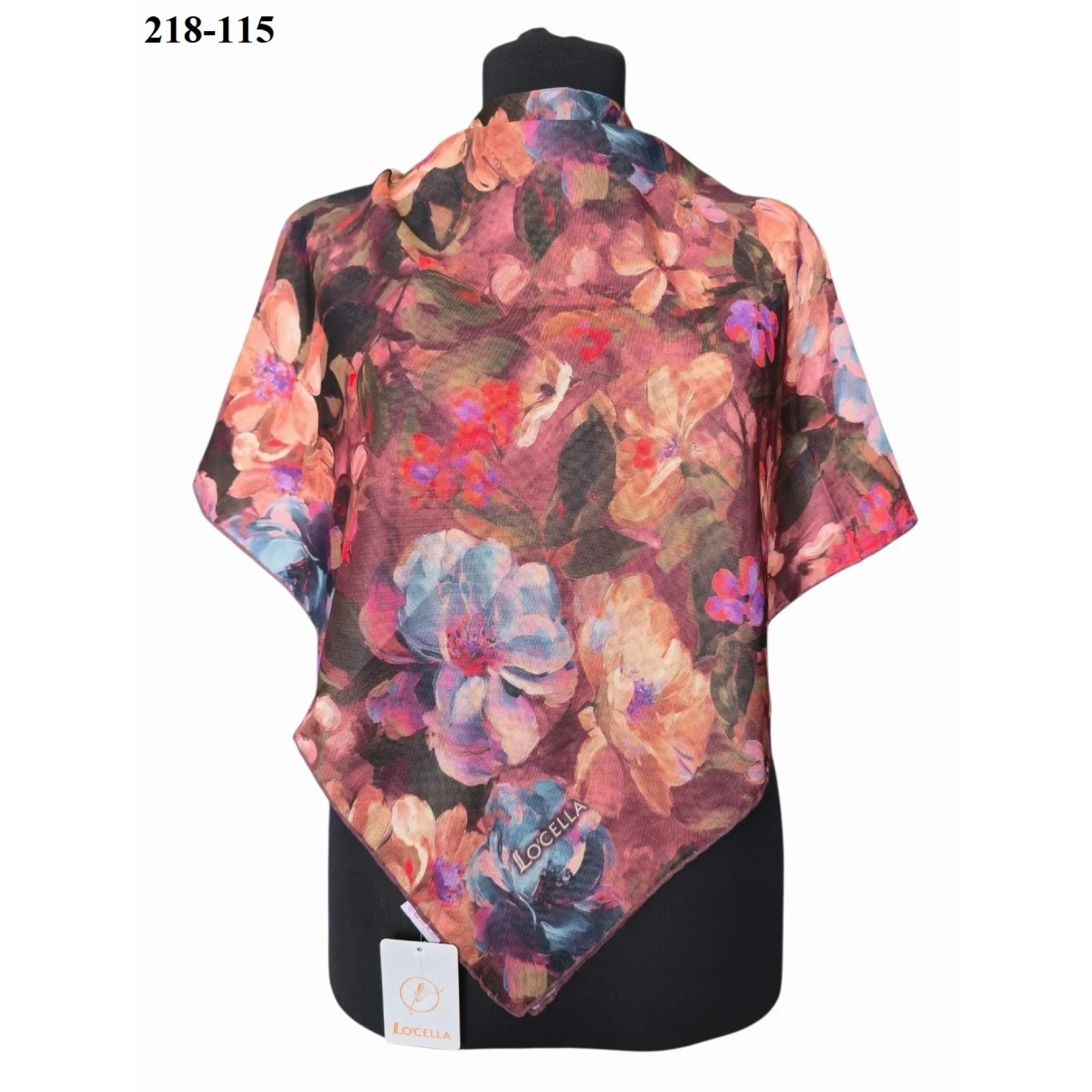 Locella Soft Pamuk Eşarp (K. Gül) 218-115