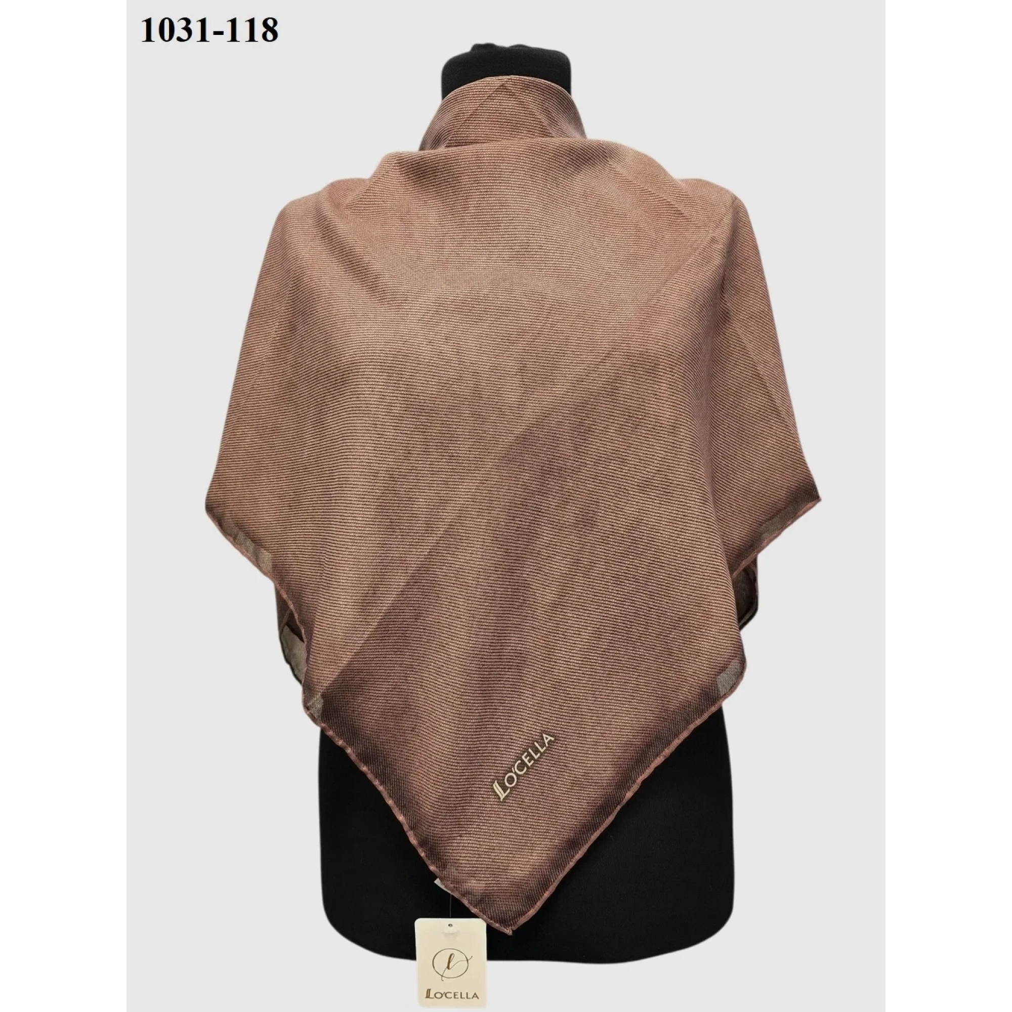 Locella Soft Pamuk Eşarp (Kahve) 1031-118