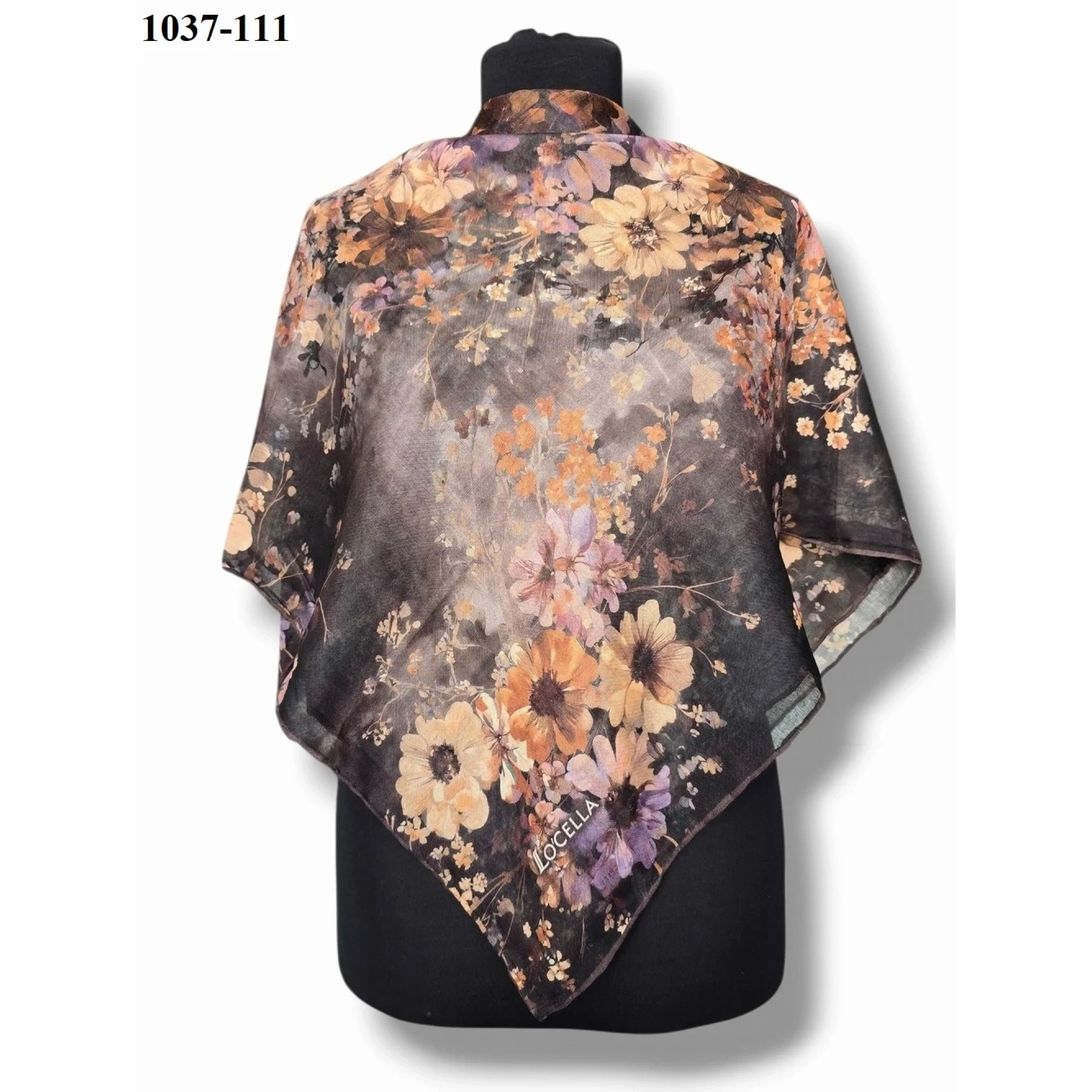 Locella Soft Pamuk Eşarp (kahve) 1037-111