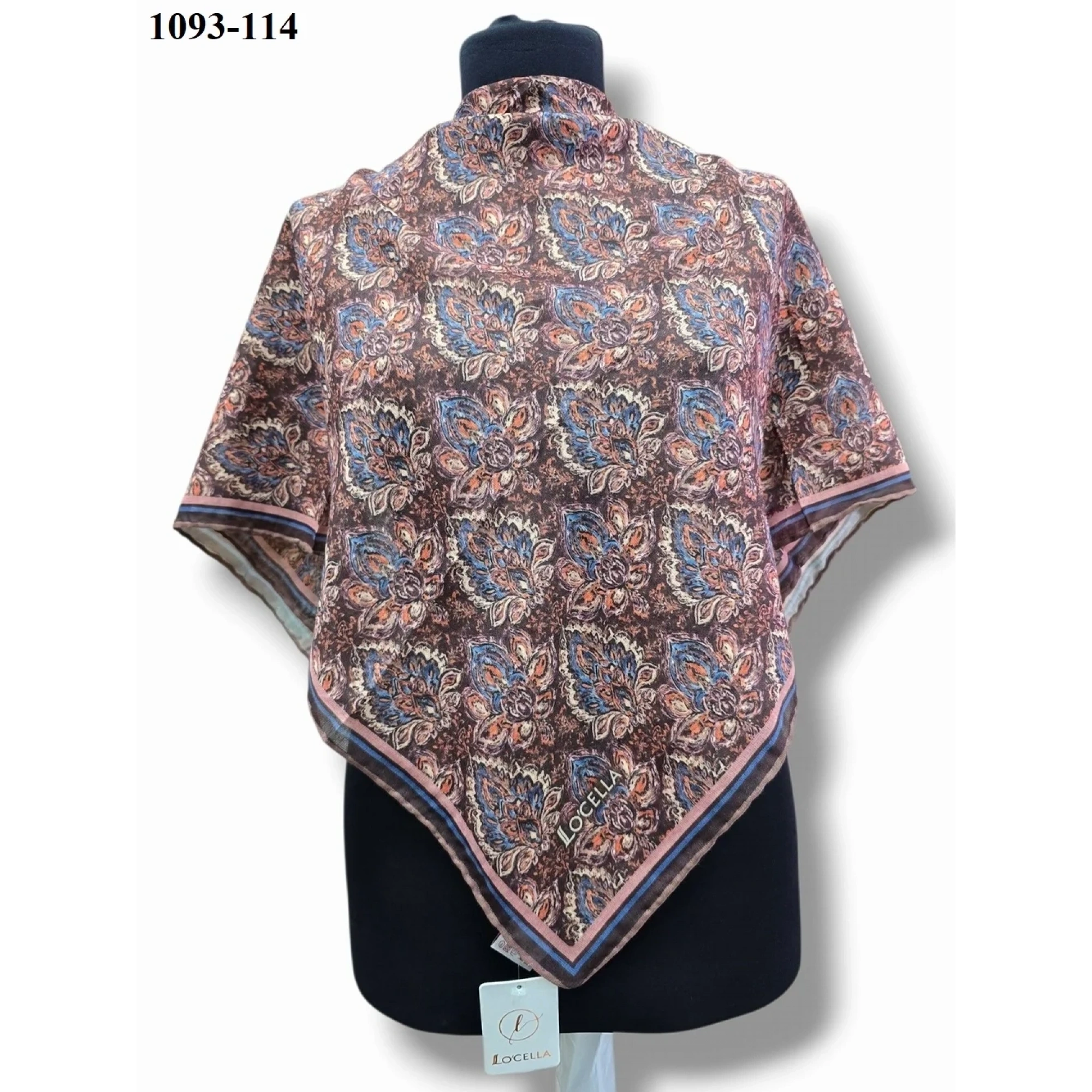 Locella Soft Pamuk Eşarp (Kahverengi) 1093-114
