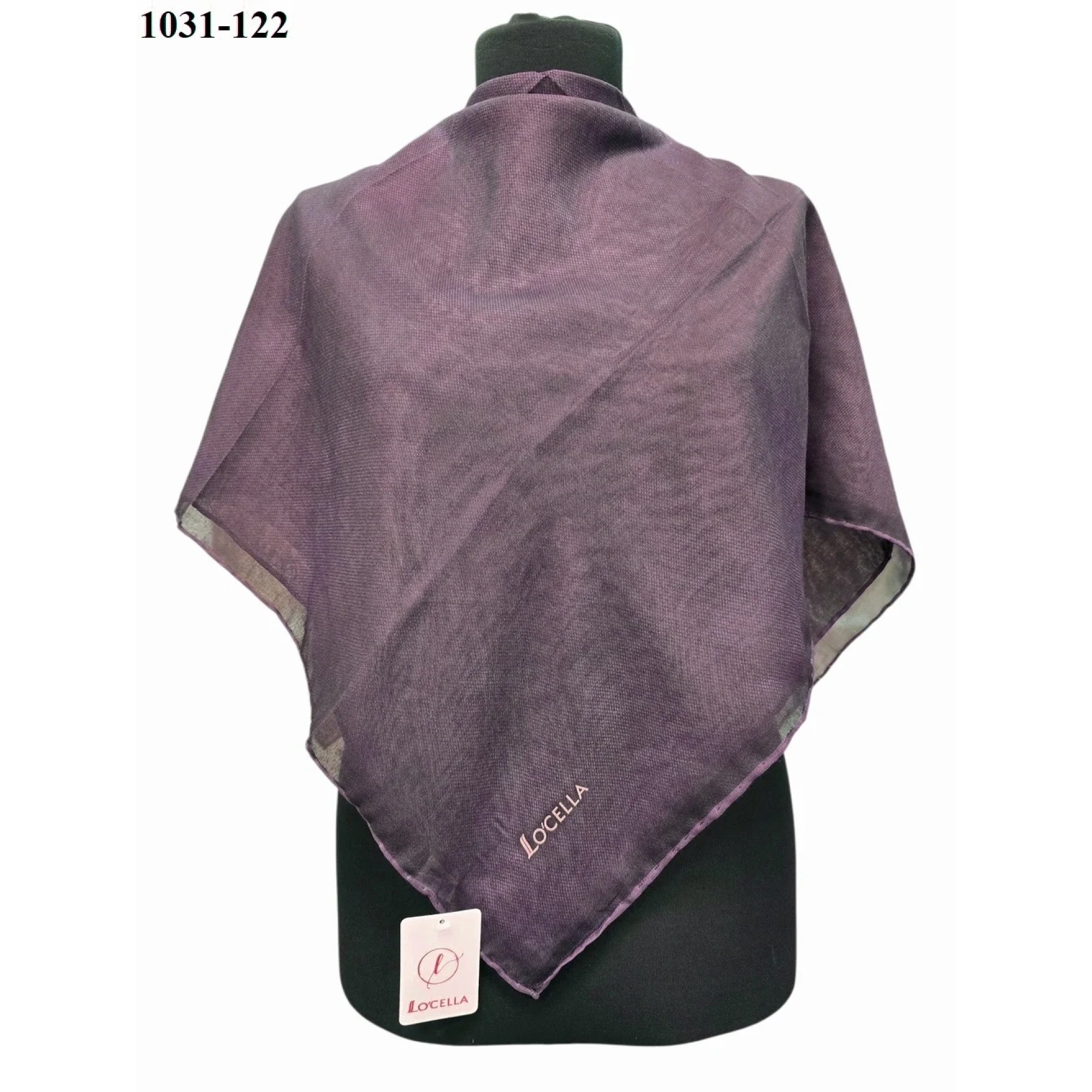 Locella Soft Pamuk Eşarp (Koyu Mürdüm) 1031-122