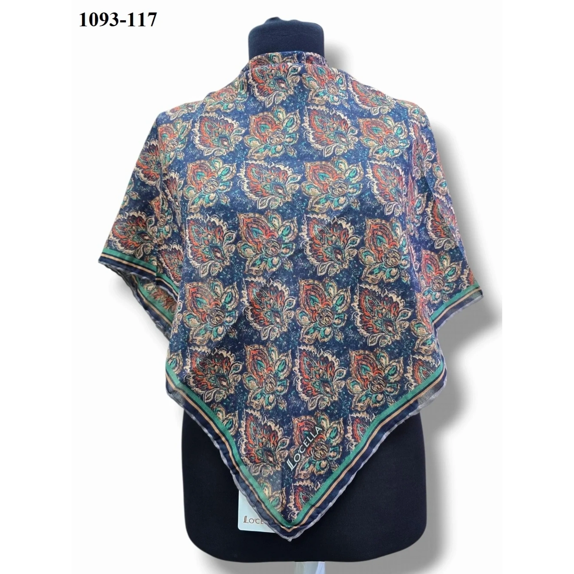 Locella Soft Pamuk Eşarp (Lacivert) 1093-117