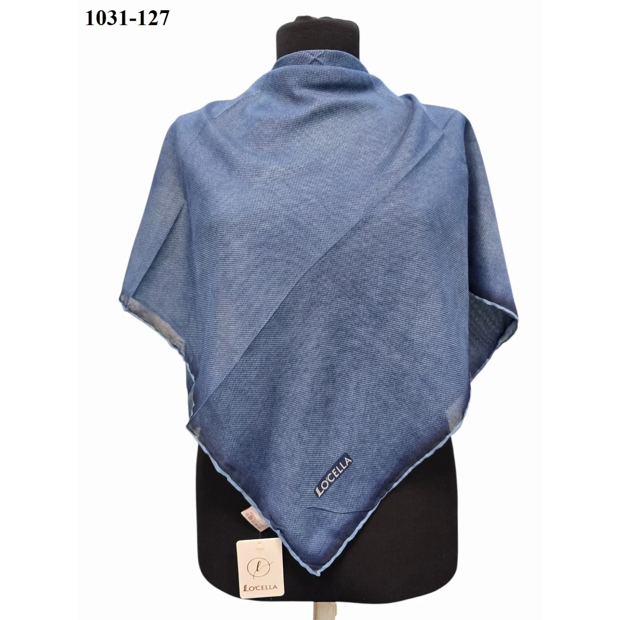Locella Soft Pamuk Eşarp (Mavi) 1031-127