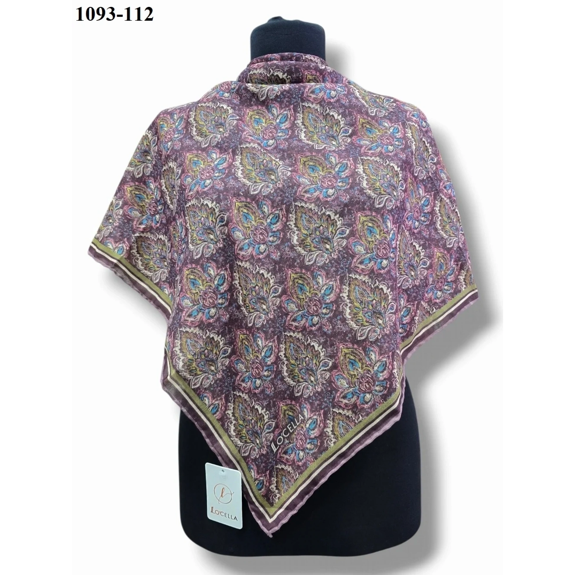 Locella Soft Pamuk Eşarp (Mürdüm) 1093-112
