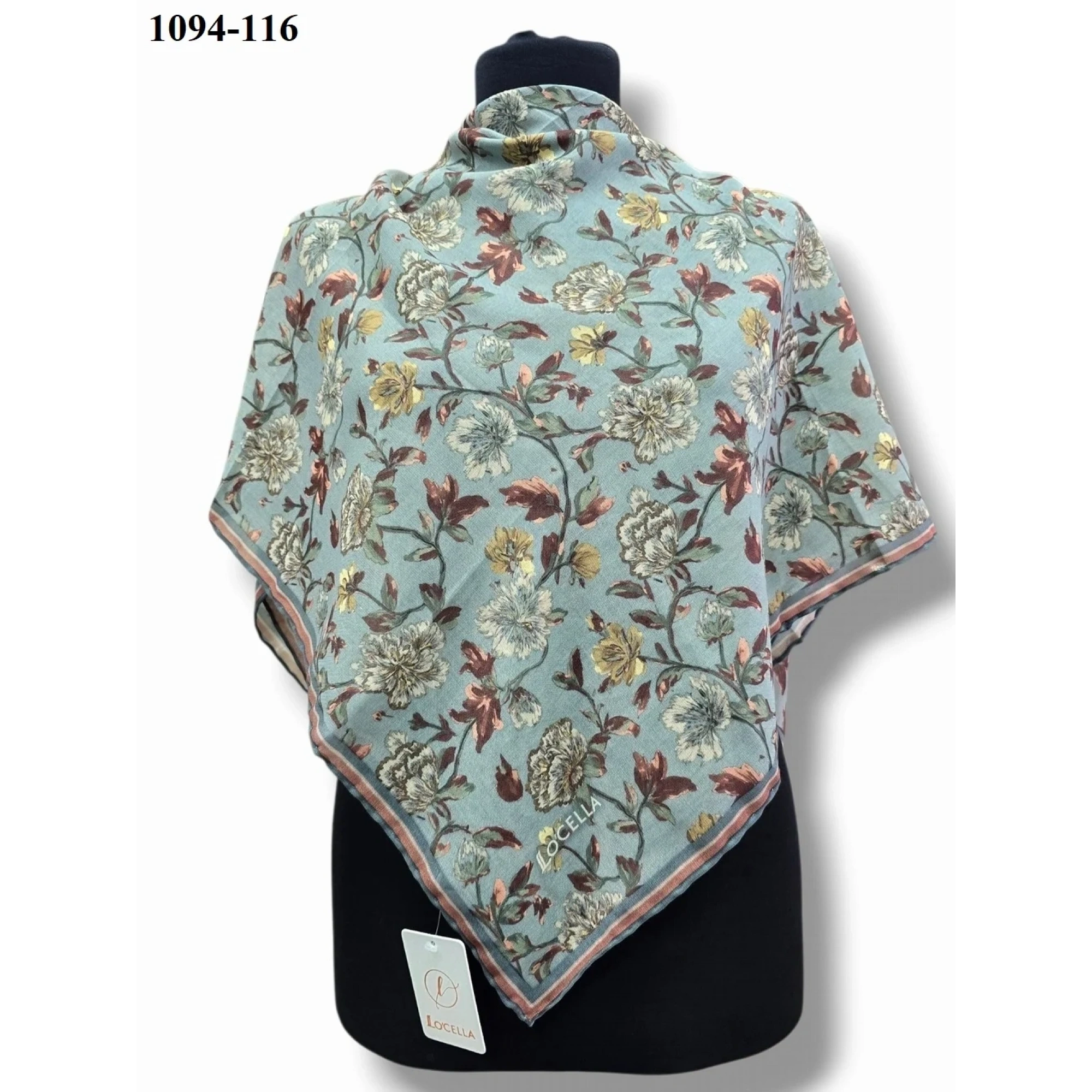Locella Soft Pamuk Eşarp (Nil Yeşili) 1094-116