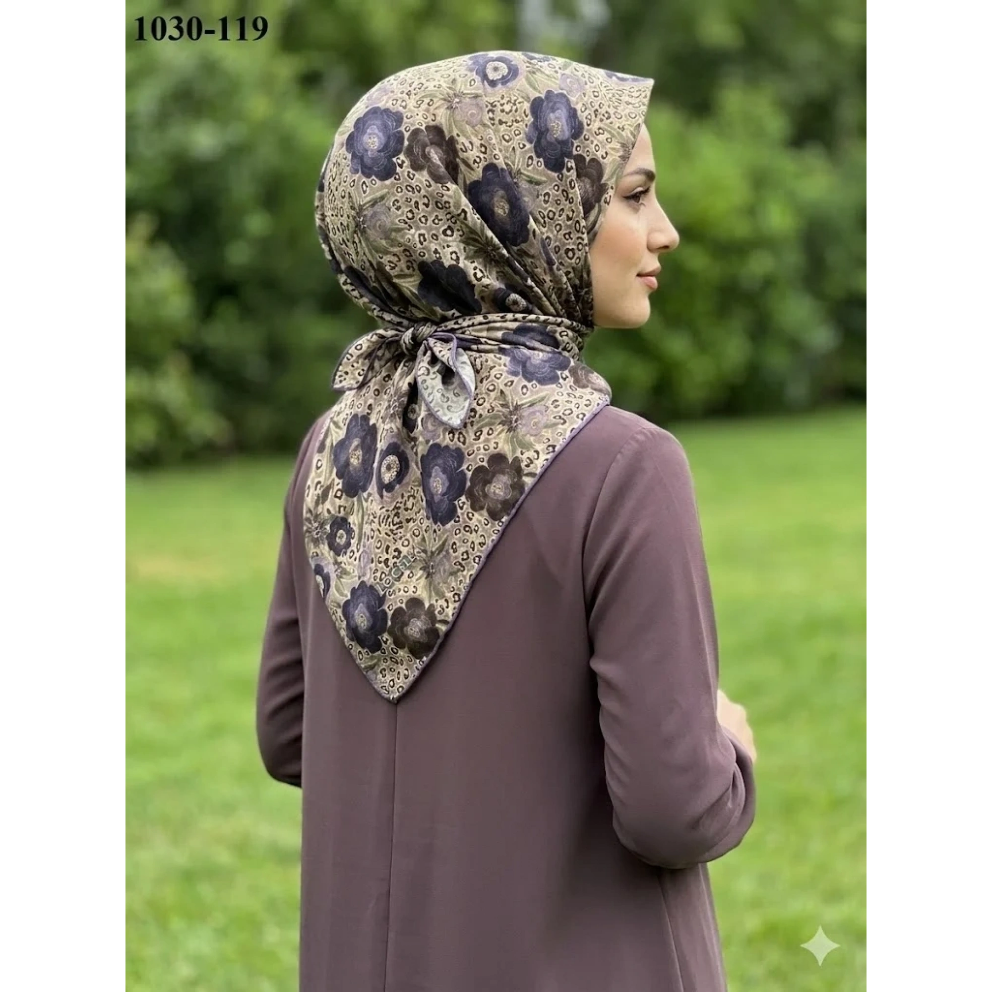 Locella Soft Pamuk Eşarp (Vizon Lila ) 1030-119