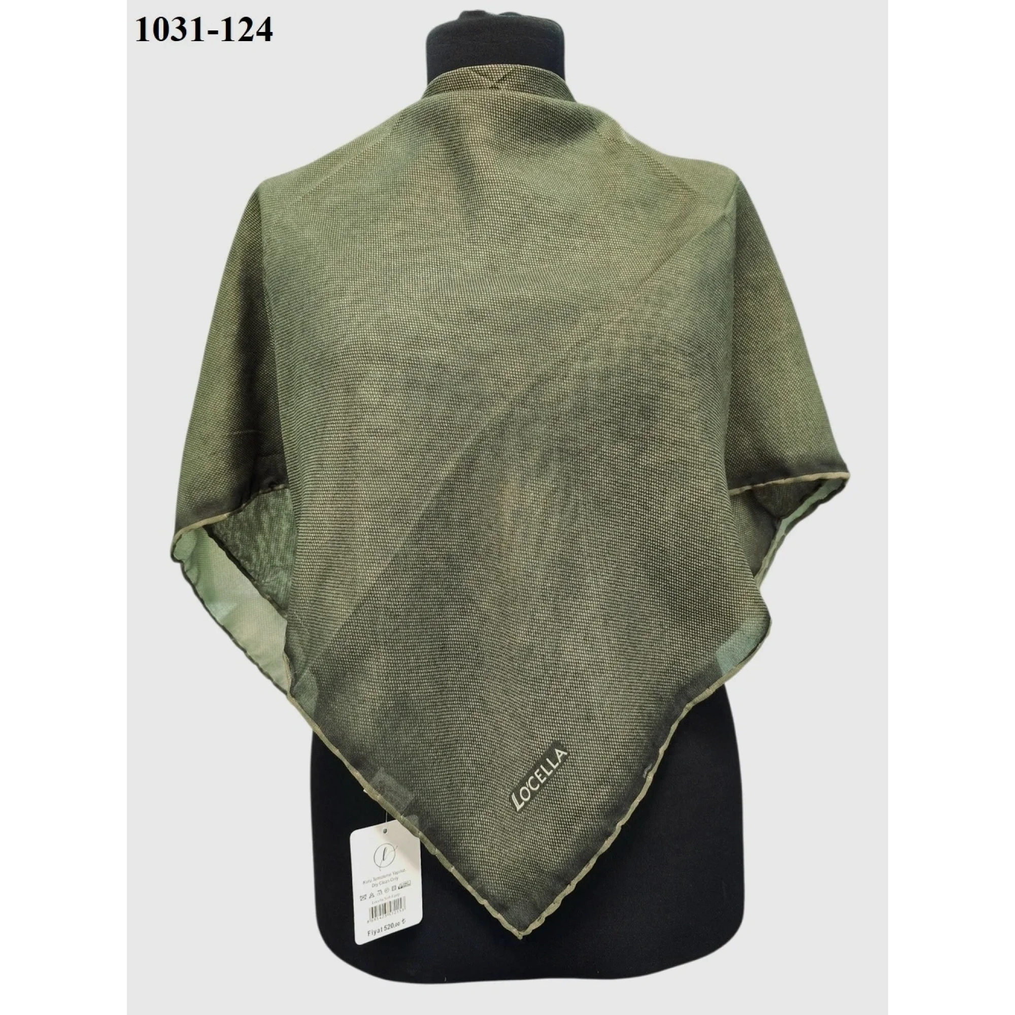 Locella Soft Pamuk Eşarp (Yeşil) 1031-124