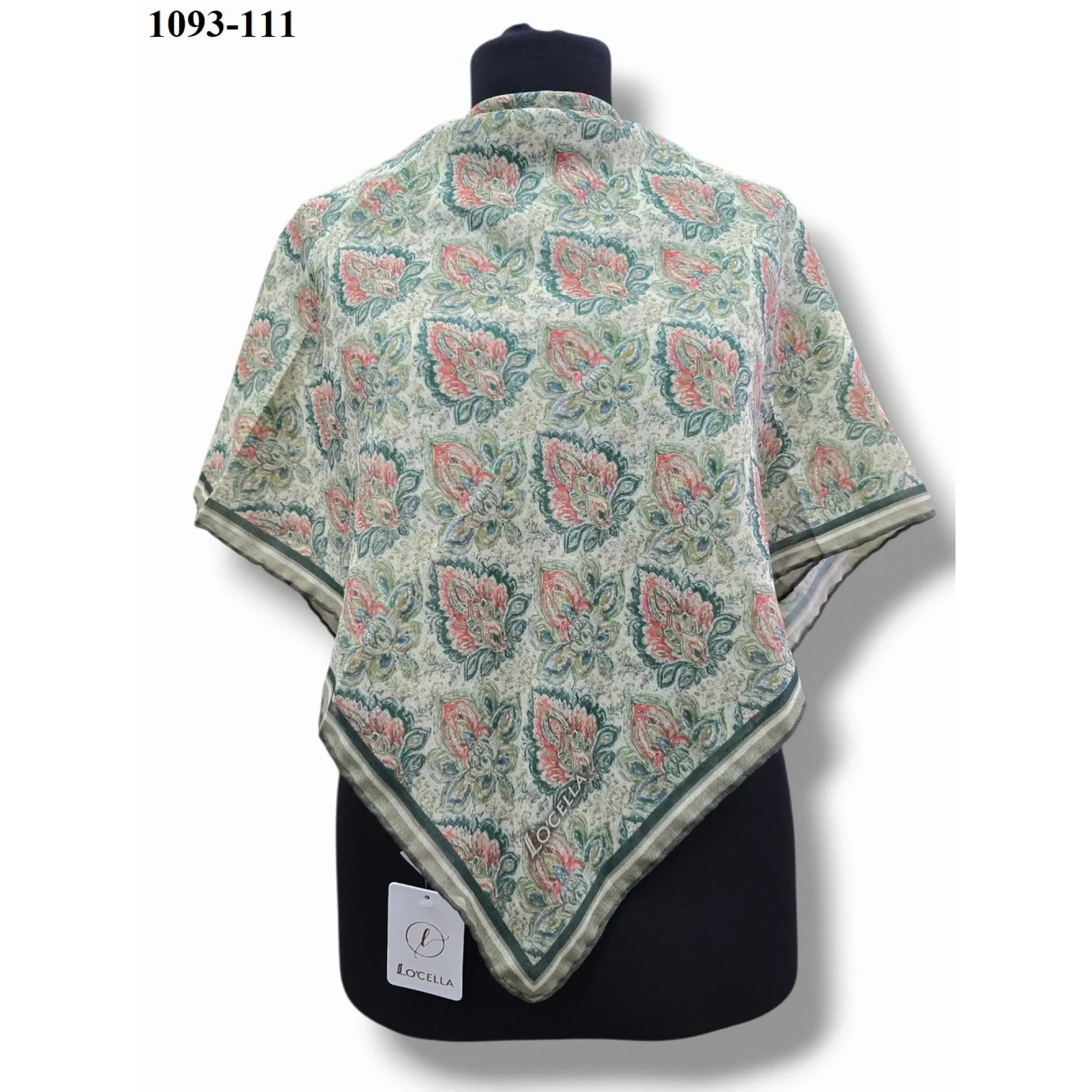 Locella Soft Pamuk Eşarp (Yeşil) 1093-111