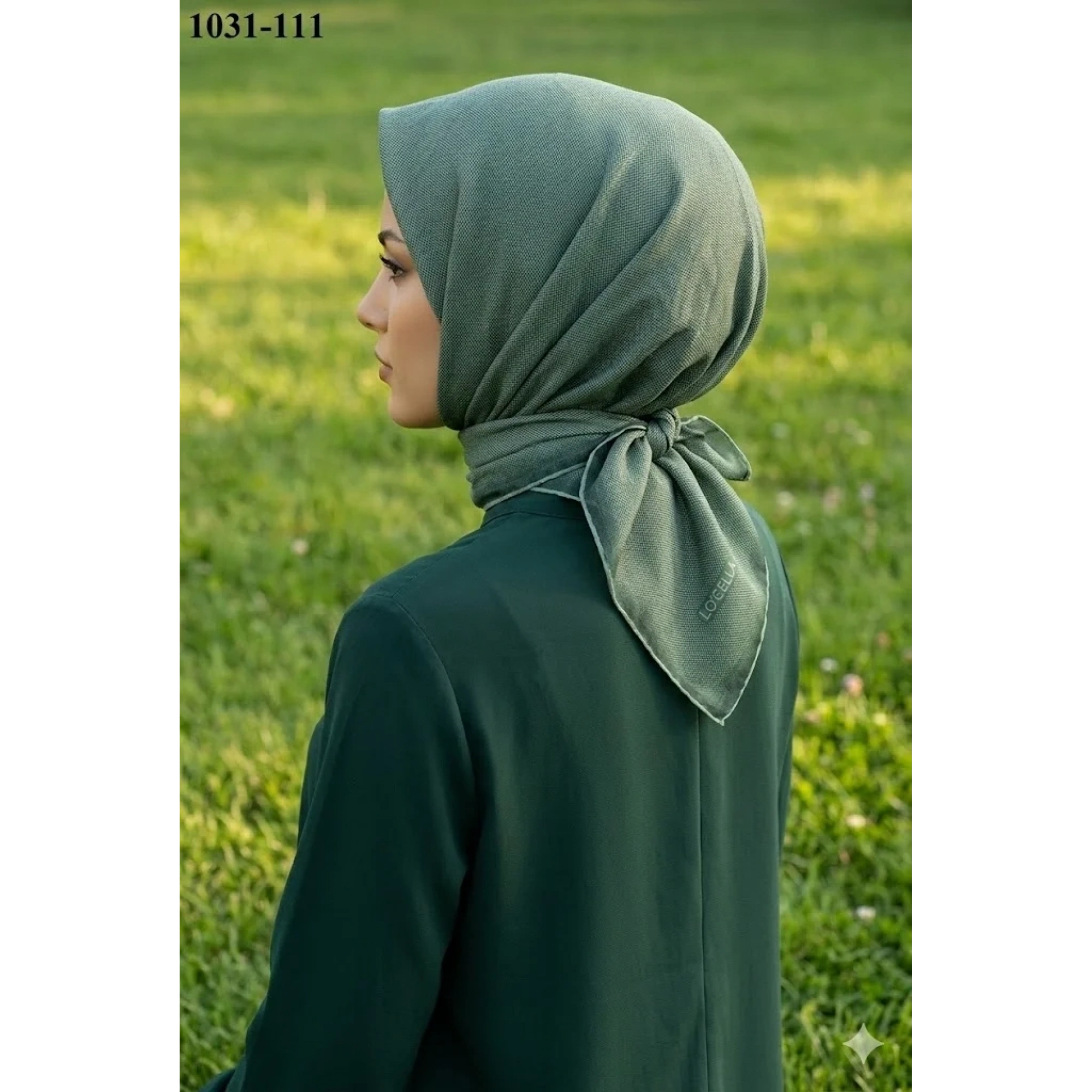 Locella Soft Pamuk Eşarp ( Zümrüt) 1031-111