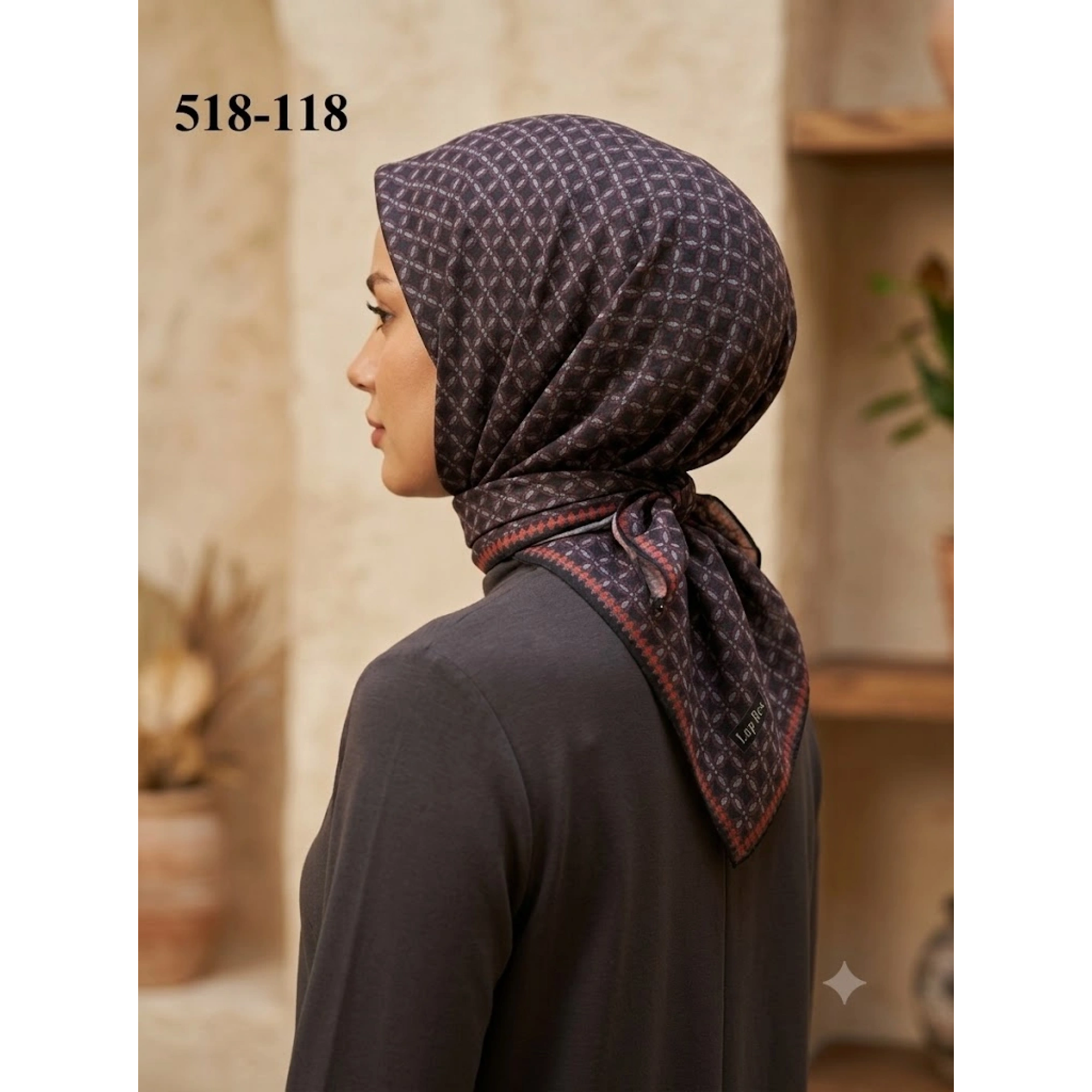 Lopres Dijital Soft Eşarp 518-118