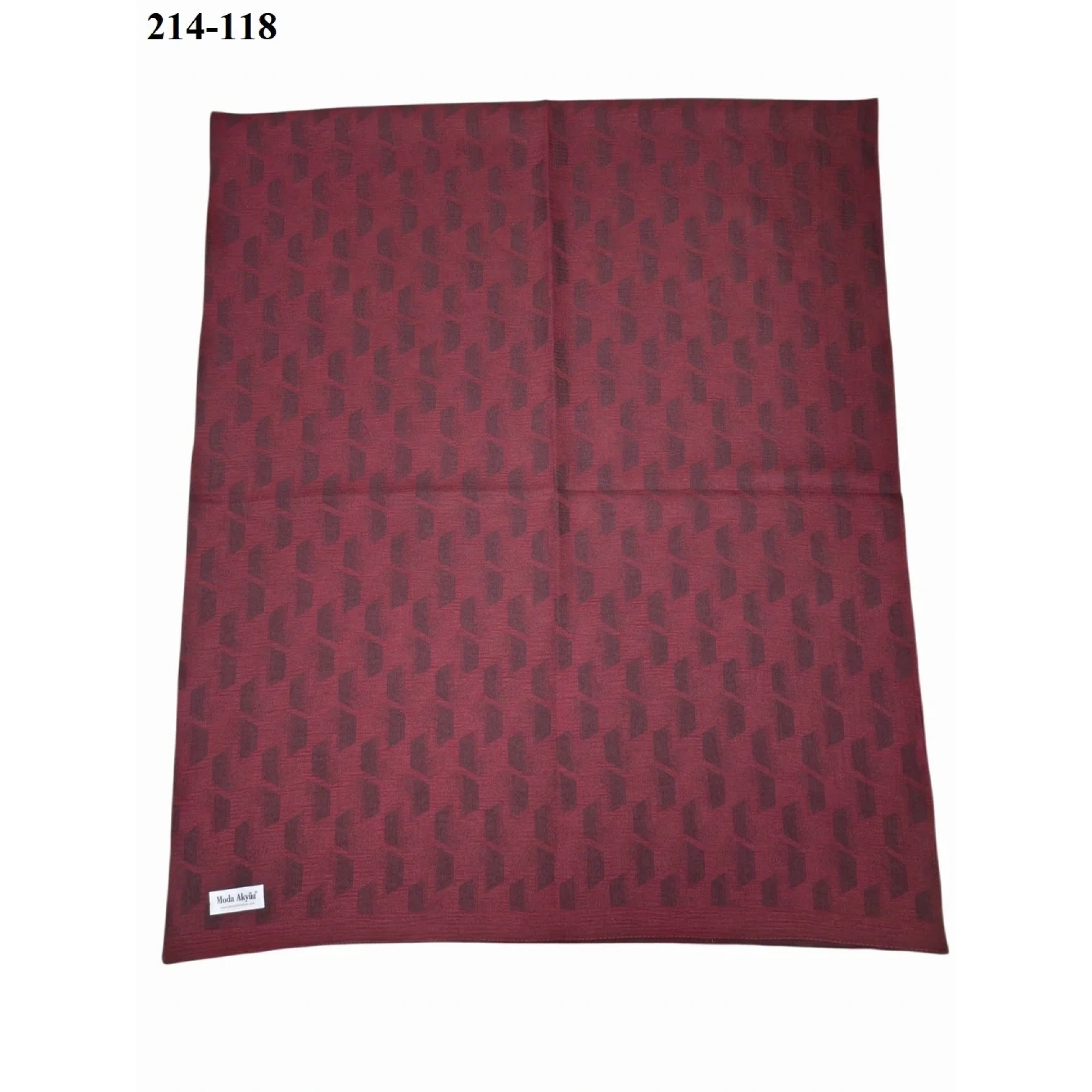 Moda Akyüz Ayrobin Jakar Şal (Bordo) 214-118