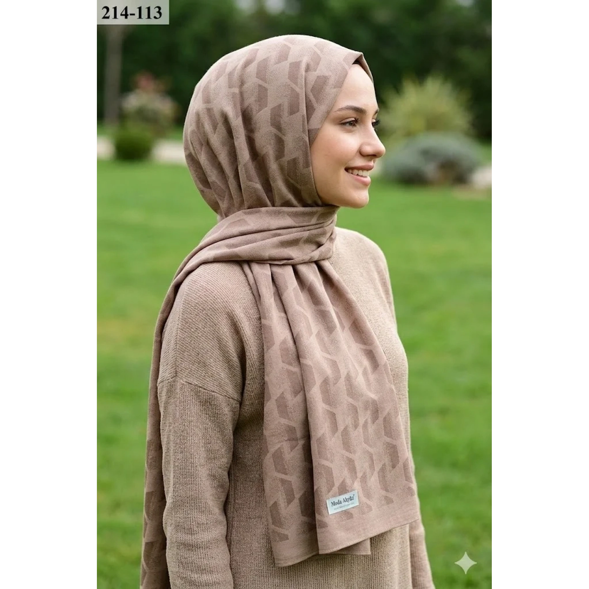Moda Akyüz Ayrobin Jakar Şal (Karamel) 214-113
