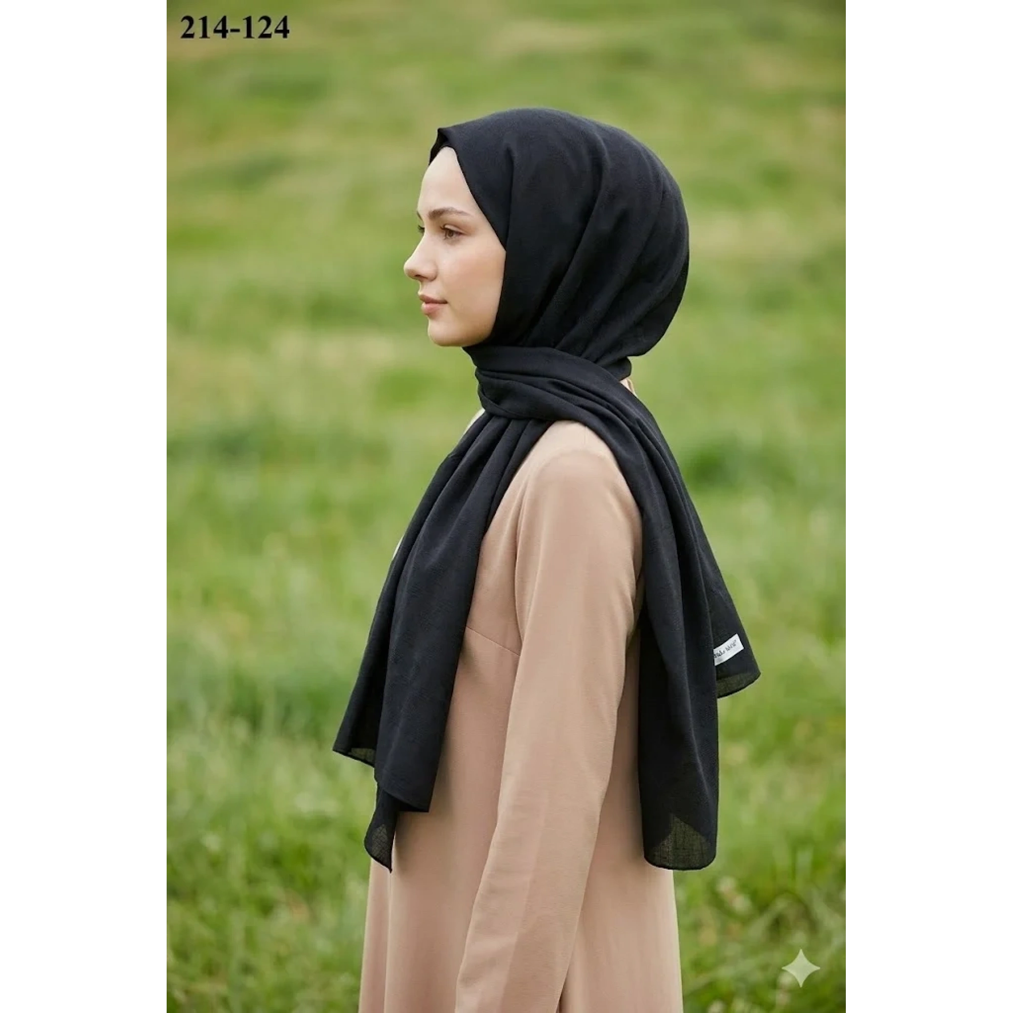 Moda Akyüz Ayrobin Jakar Şal (Siyah) 214-124