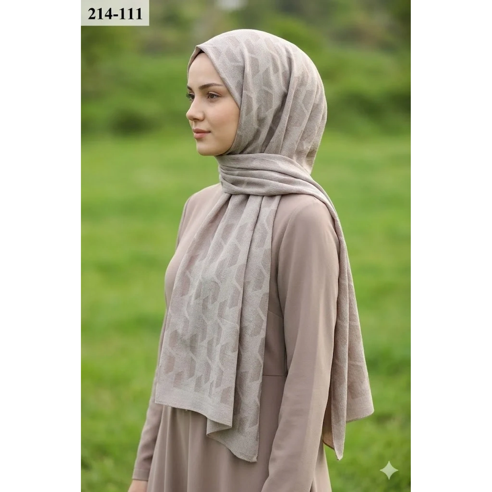 Moda Akyüz Ayrobin Jakar Şal (Vizon) 214-111