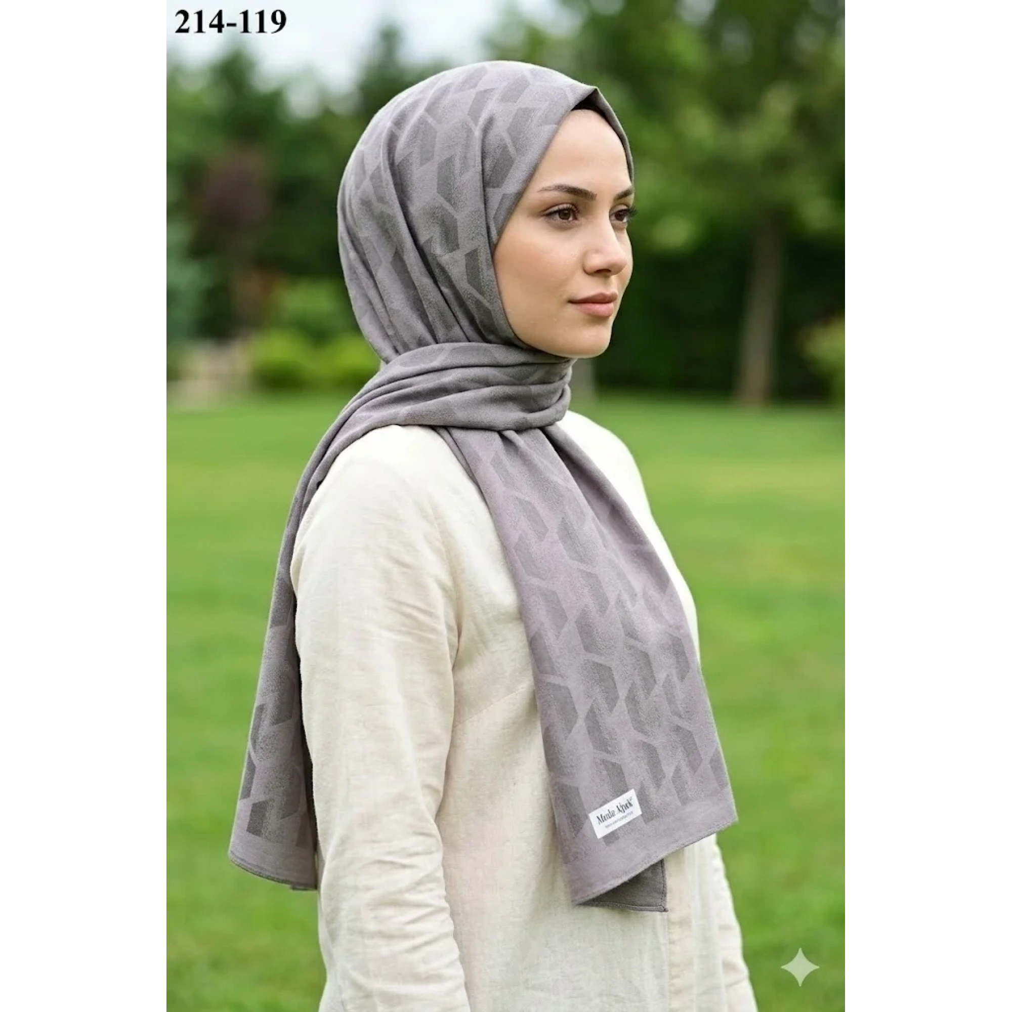 Moda Akyüz Ayrobin Jakar Şal (Vizon) 214-119