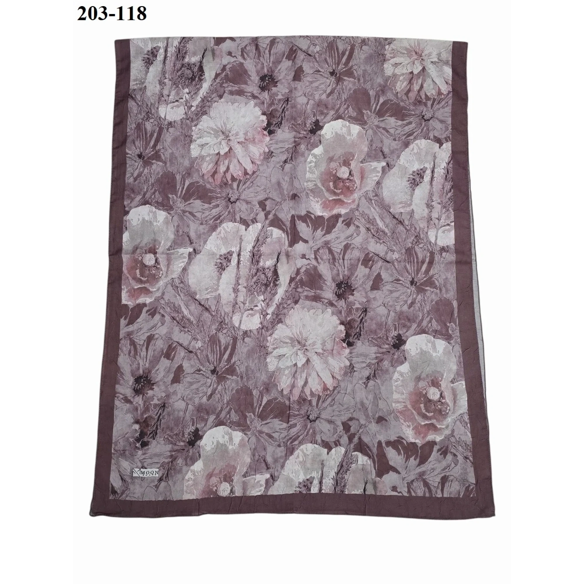 MoonScarf Bambu Kraş Pamuk Şal (Eski Lavanta) 203-118