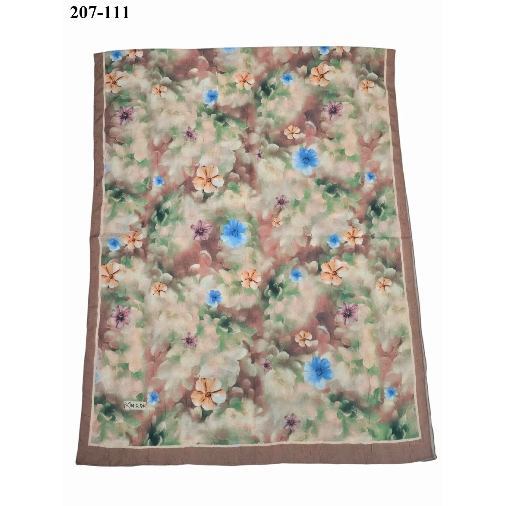 MoonScarf Bambu Kraş Pamuk Şal (Karamel) 207-111