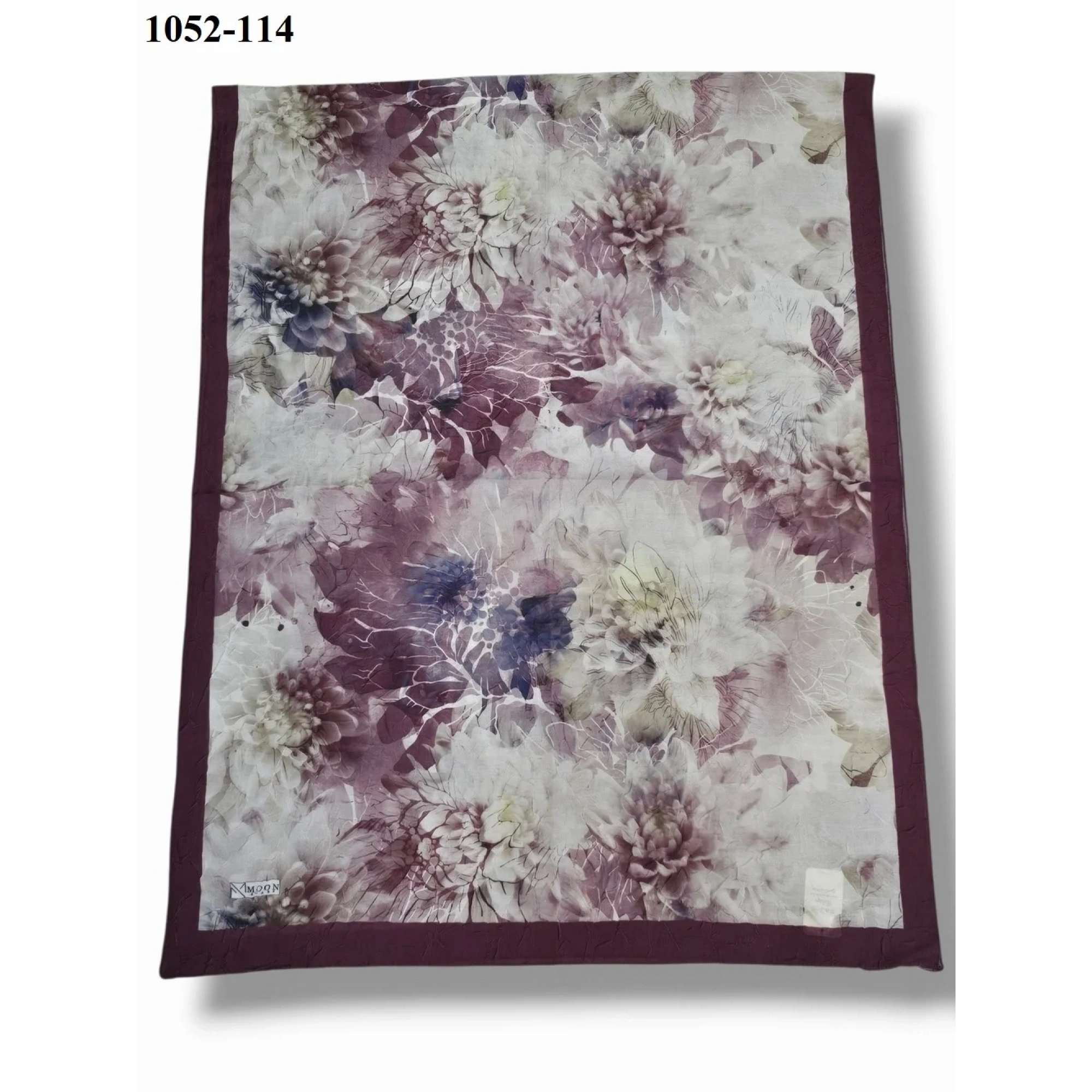 MoonScarf Bambu Kraş Pamuk Şal (Mürdüm) 1052-114