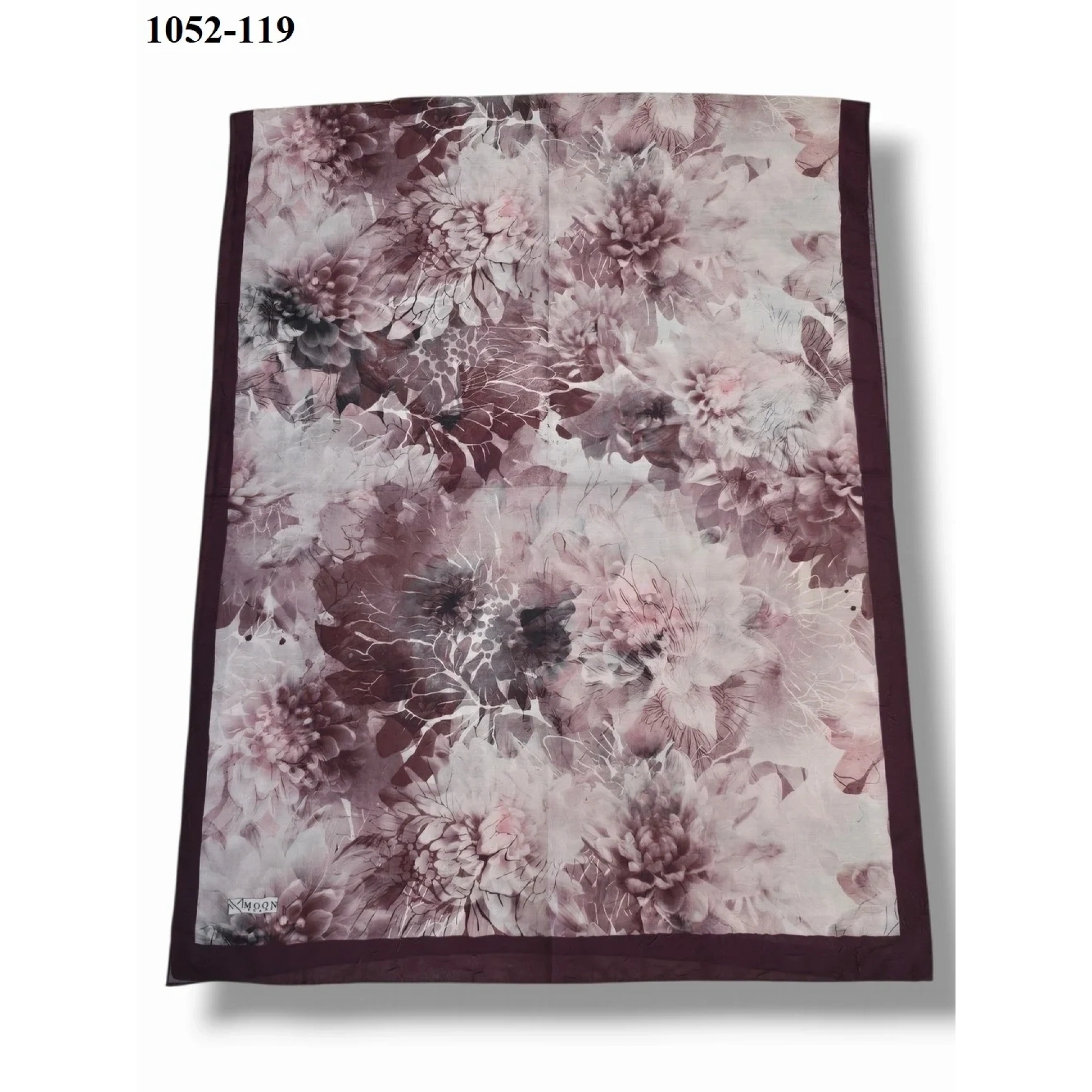 MoonScarf Bambu Kraş Pamuk Şal (Mürdüm) 1052-119