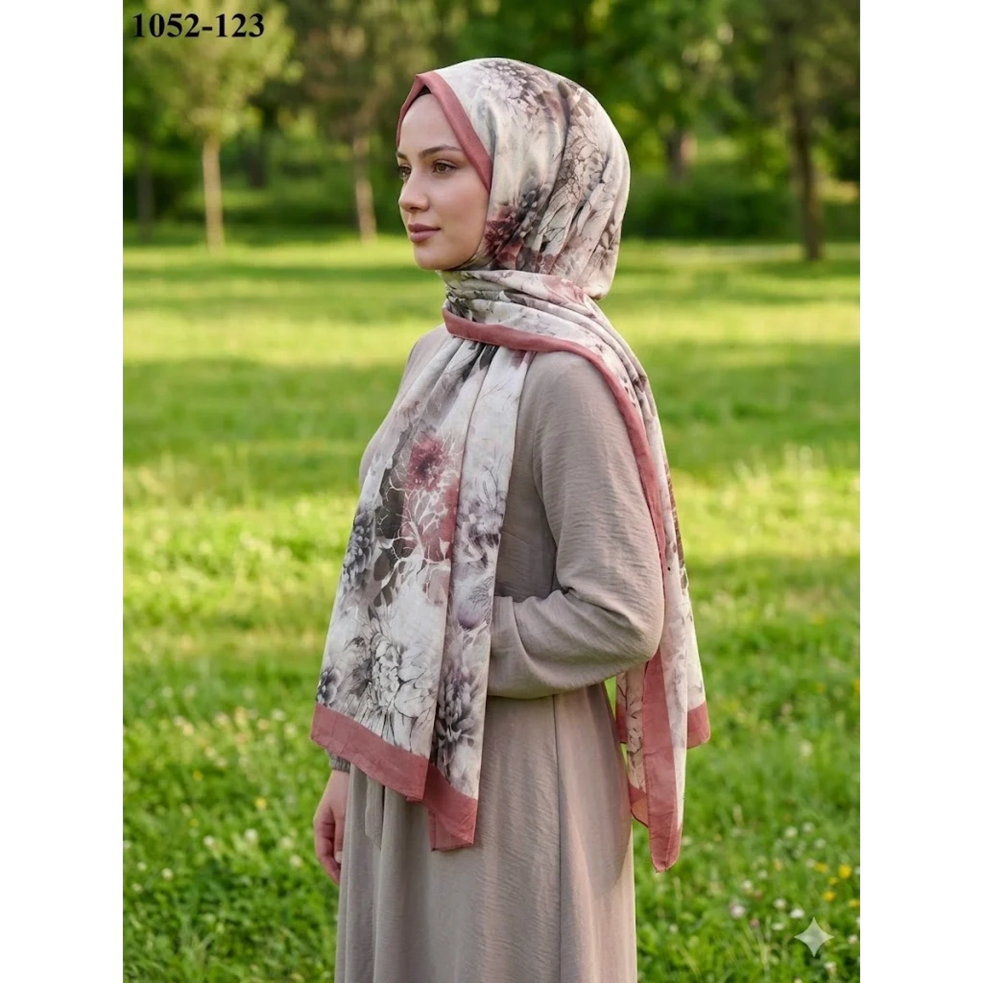 MoonScarf Bambu Kraş Pamuk Şal (Pişmiş Ayva) 1052-123