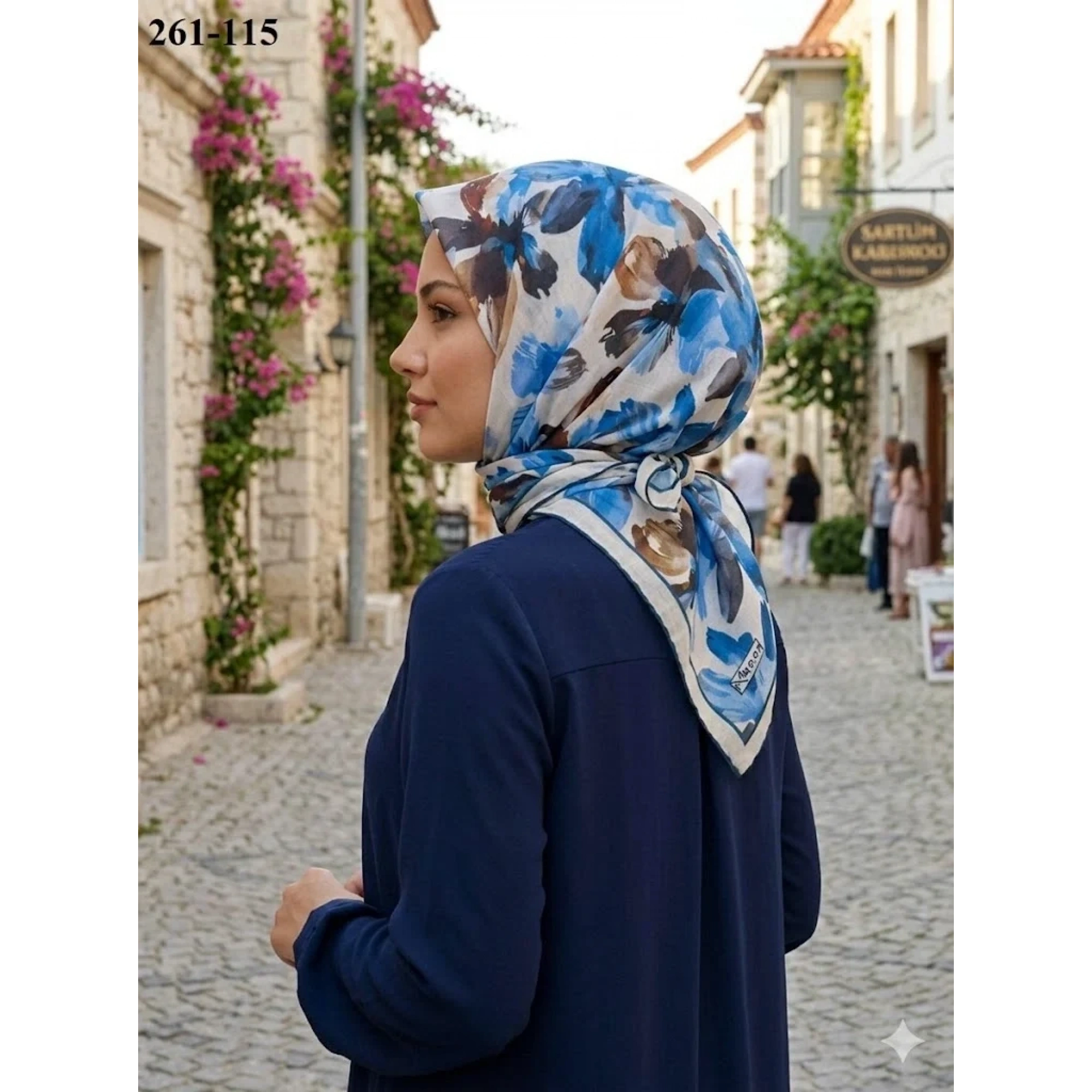 MoonScarf Soft Pamuk Eşarp 261-115